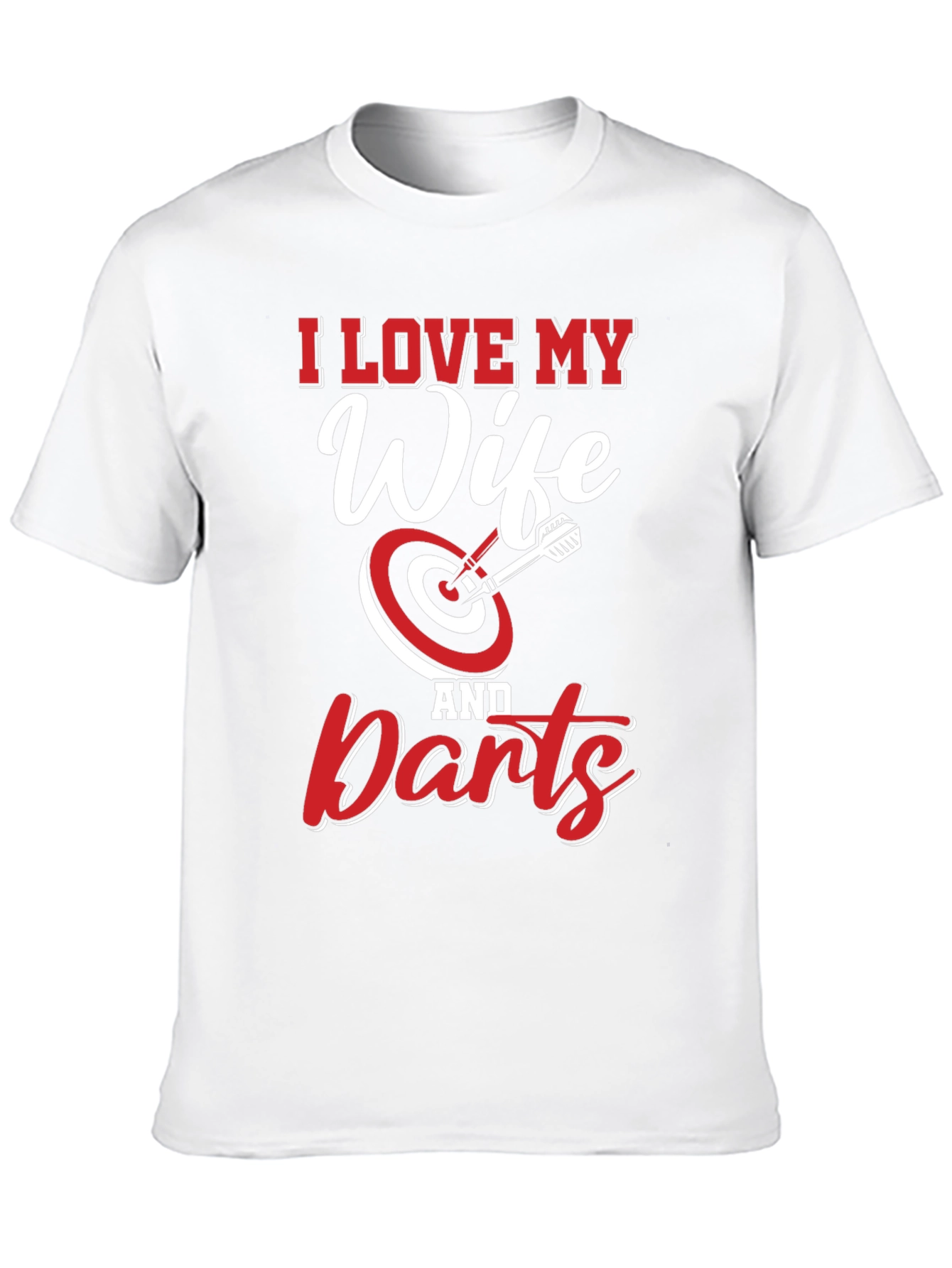 I Love My Wife & Darts Graphic Tee