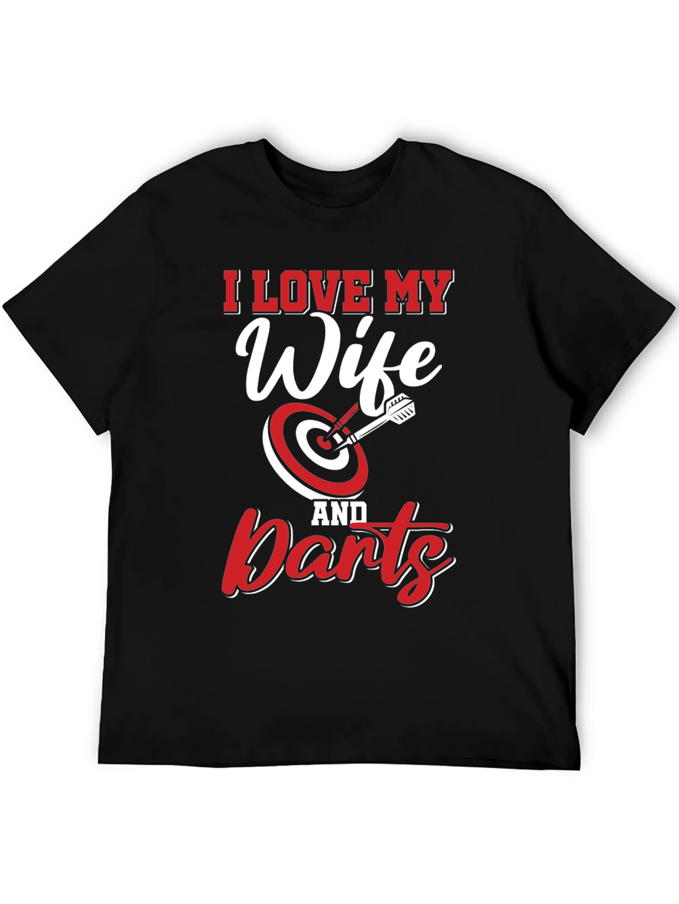 I Love My Wife & Darts Graphic Tee
