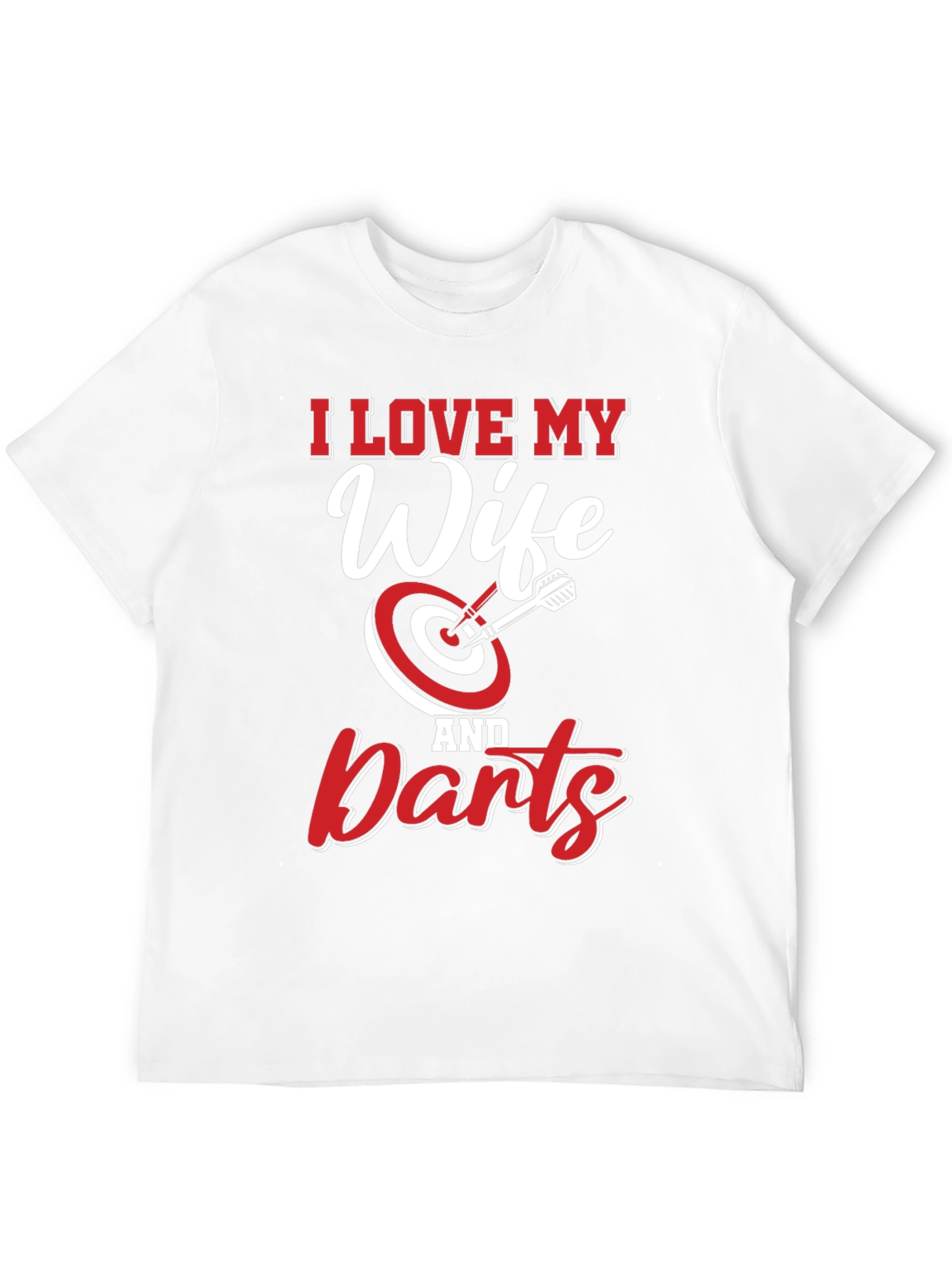 I Love My Wife & Darts Graphic Tee