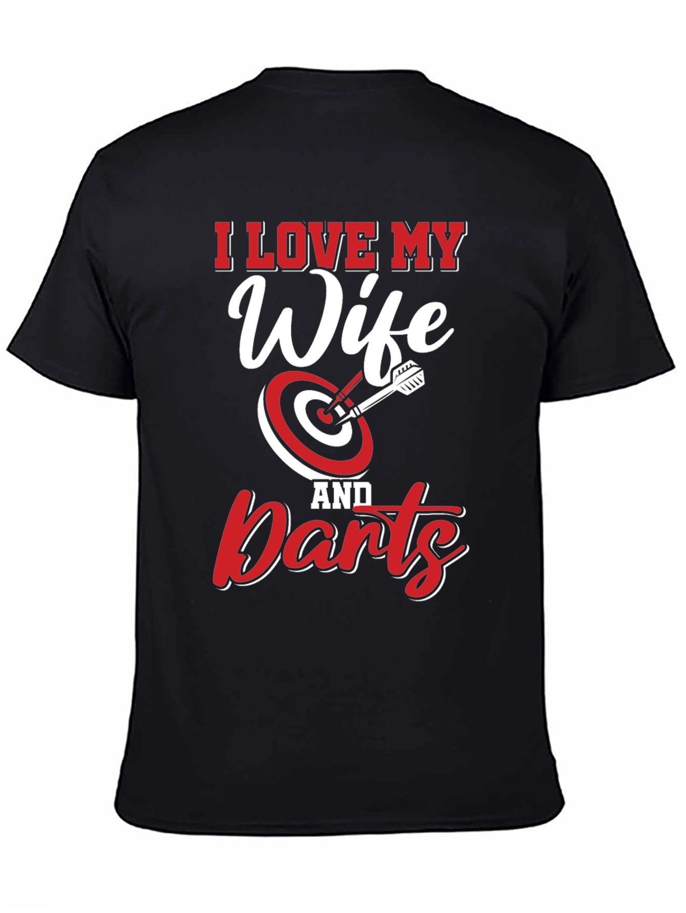 I Love My Wife & Darts Graphic Tee