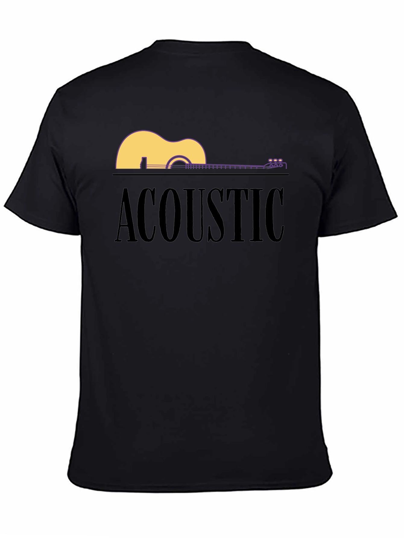Acoustic Guitar Graphic Tee - Unisex