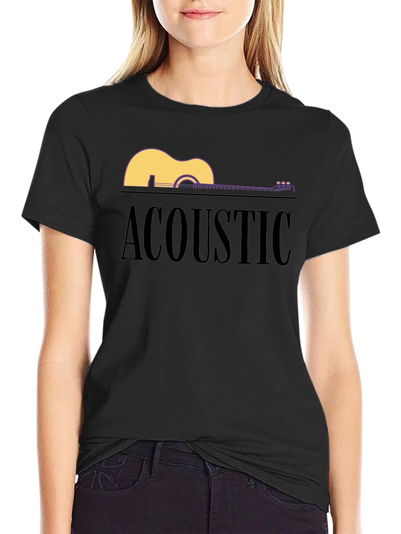 Acoustic Guitar Graphic Tee - Unisex