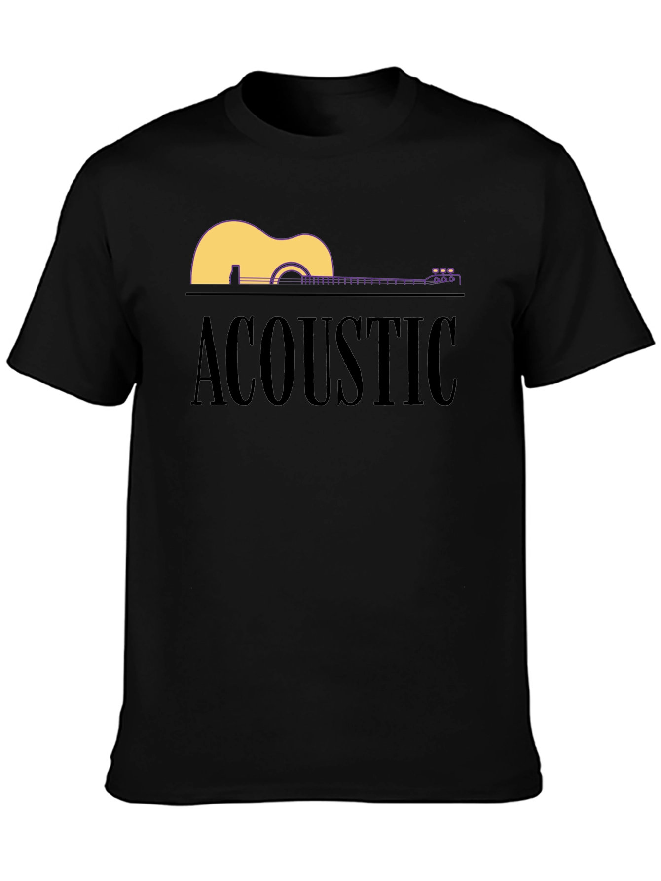 Acoustic Guitar Graphic Tee - Unisex
