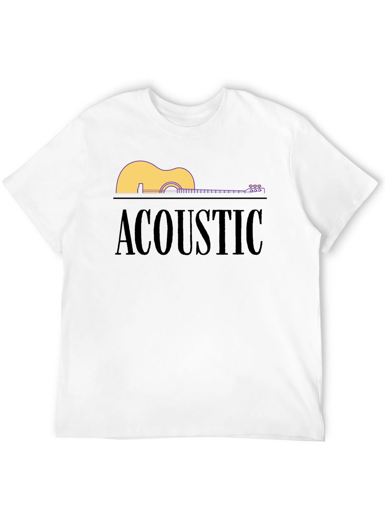 Acoustic Guitar Graphic Tee - Unisex
