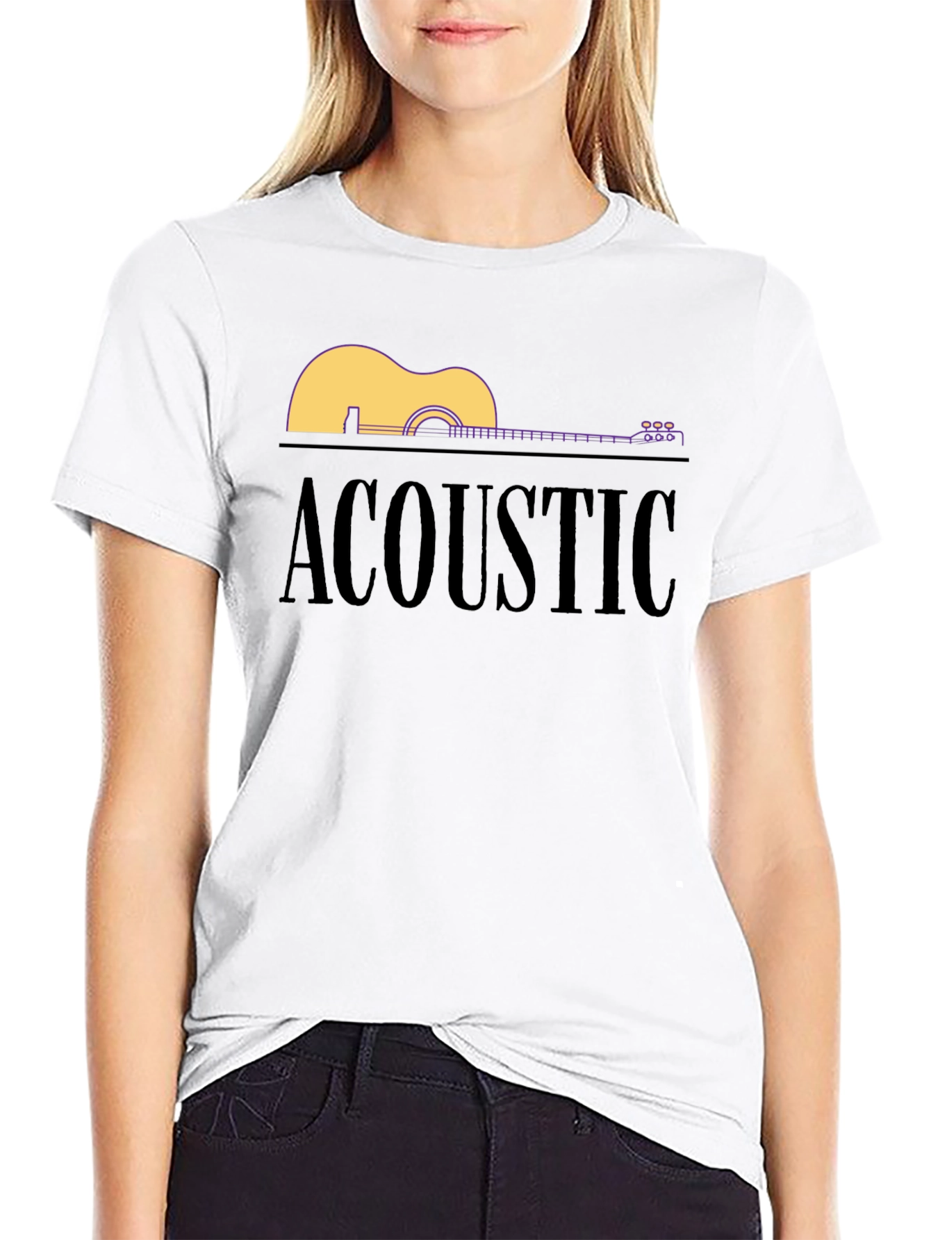 Acoustic Guitar Graphic Tee - Unisex
