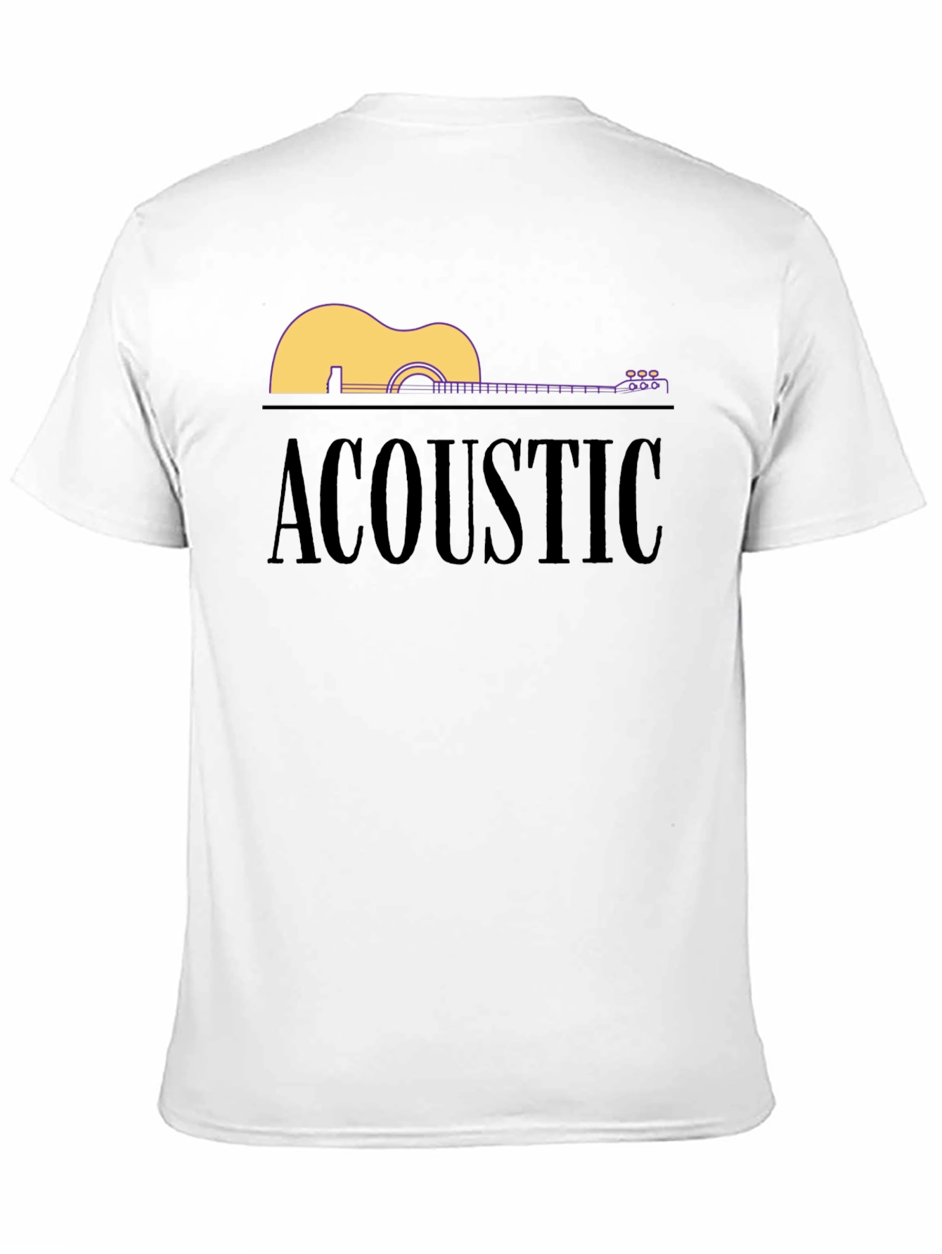 Acoustic Guitar Graphic Tee - Unisex