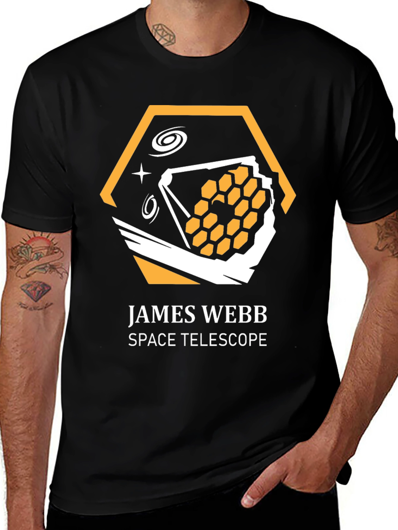 James Webb Space Telescope Black T-Shirt