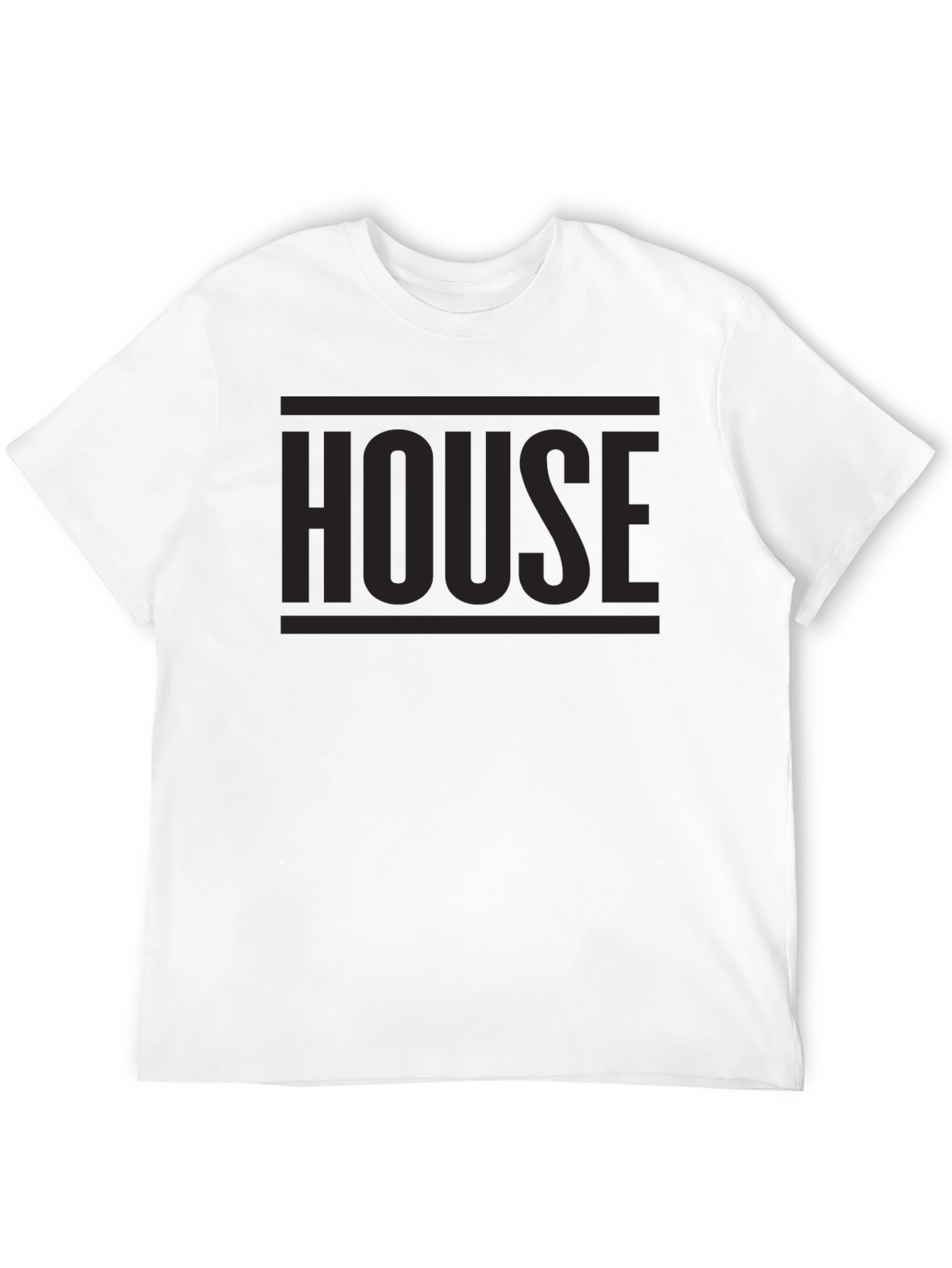 Mens Black HOUSE Graphic T-Shirt
