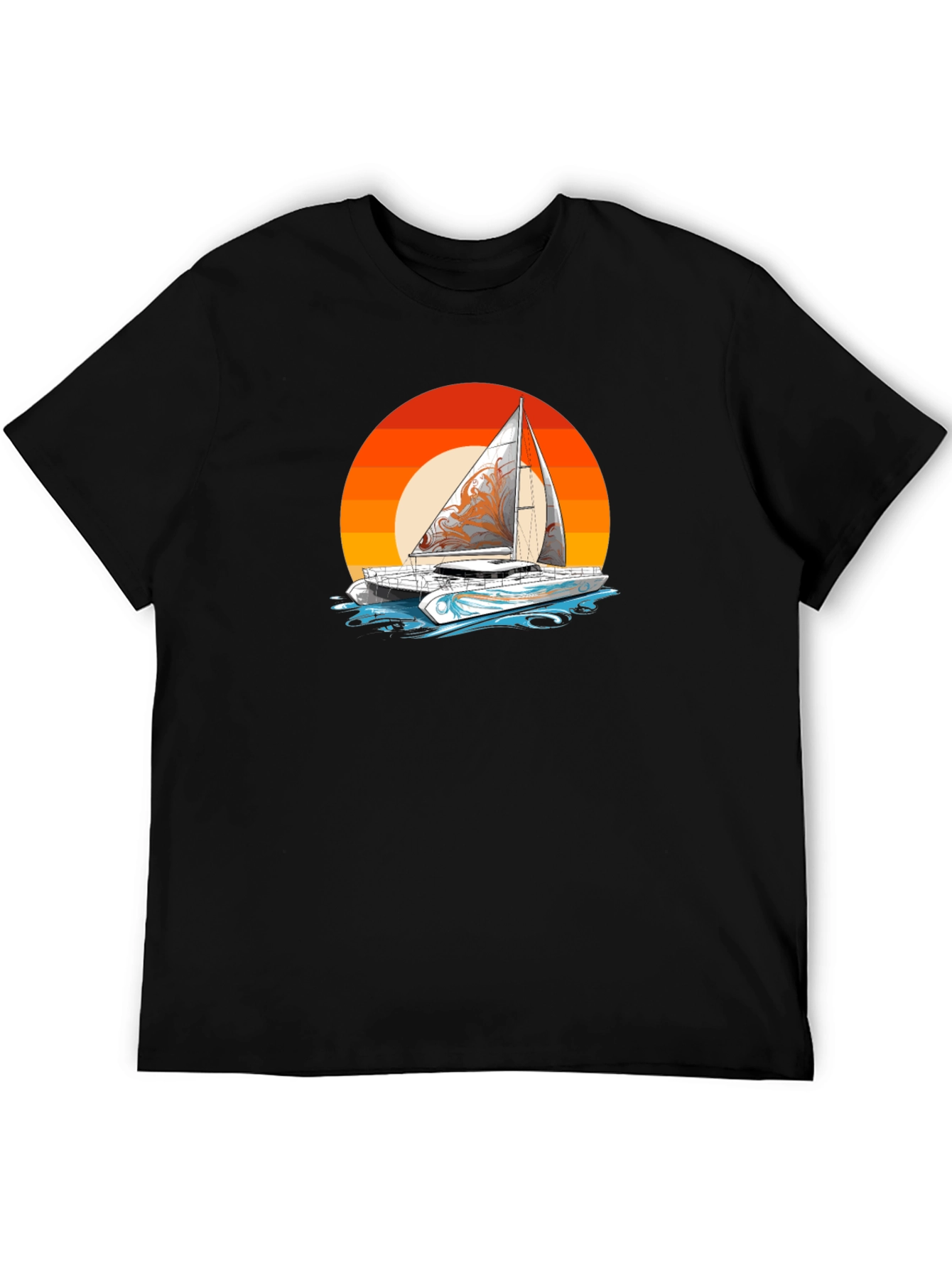 Sunset Sailboat T-Shirt