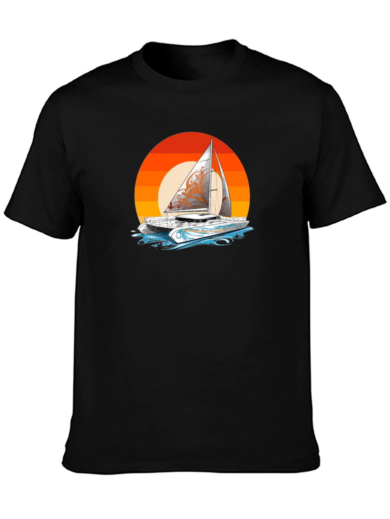 Sunset Sailboat T-Shirt