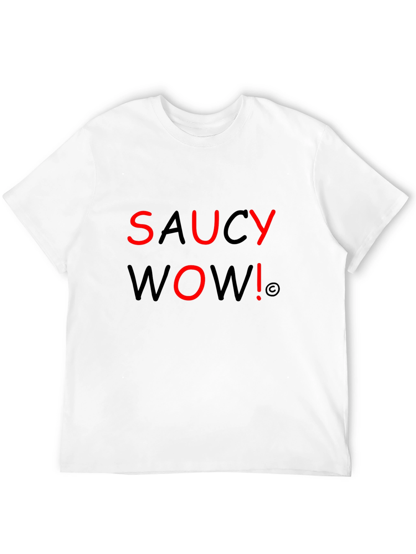 Saucy Wow! Graphic Tee - Black T-Shirt