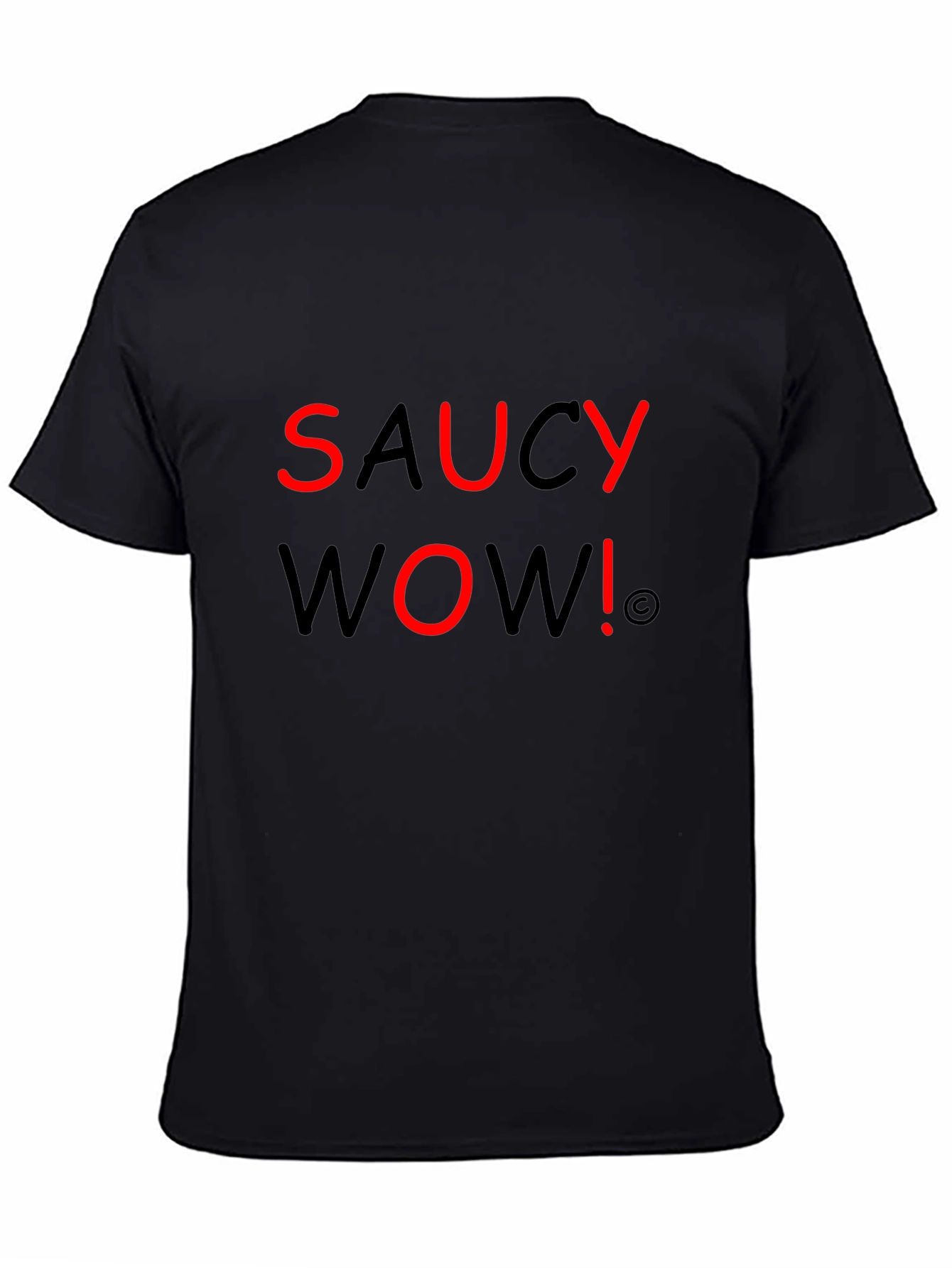 Saucy Wow! Graphic Tee - Black T-Shirt