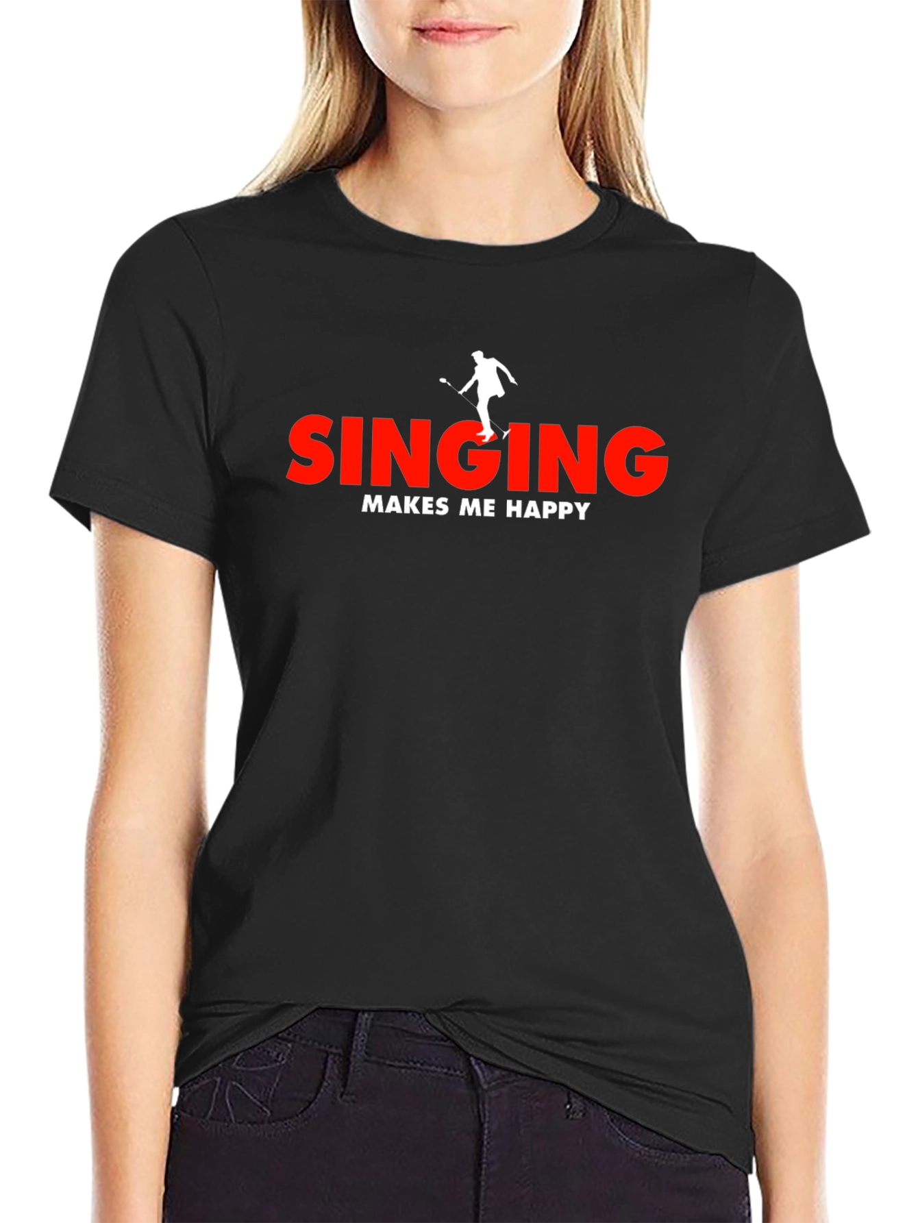 Singing Makes Me Happy Graphic Tee