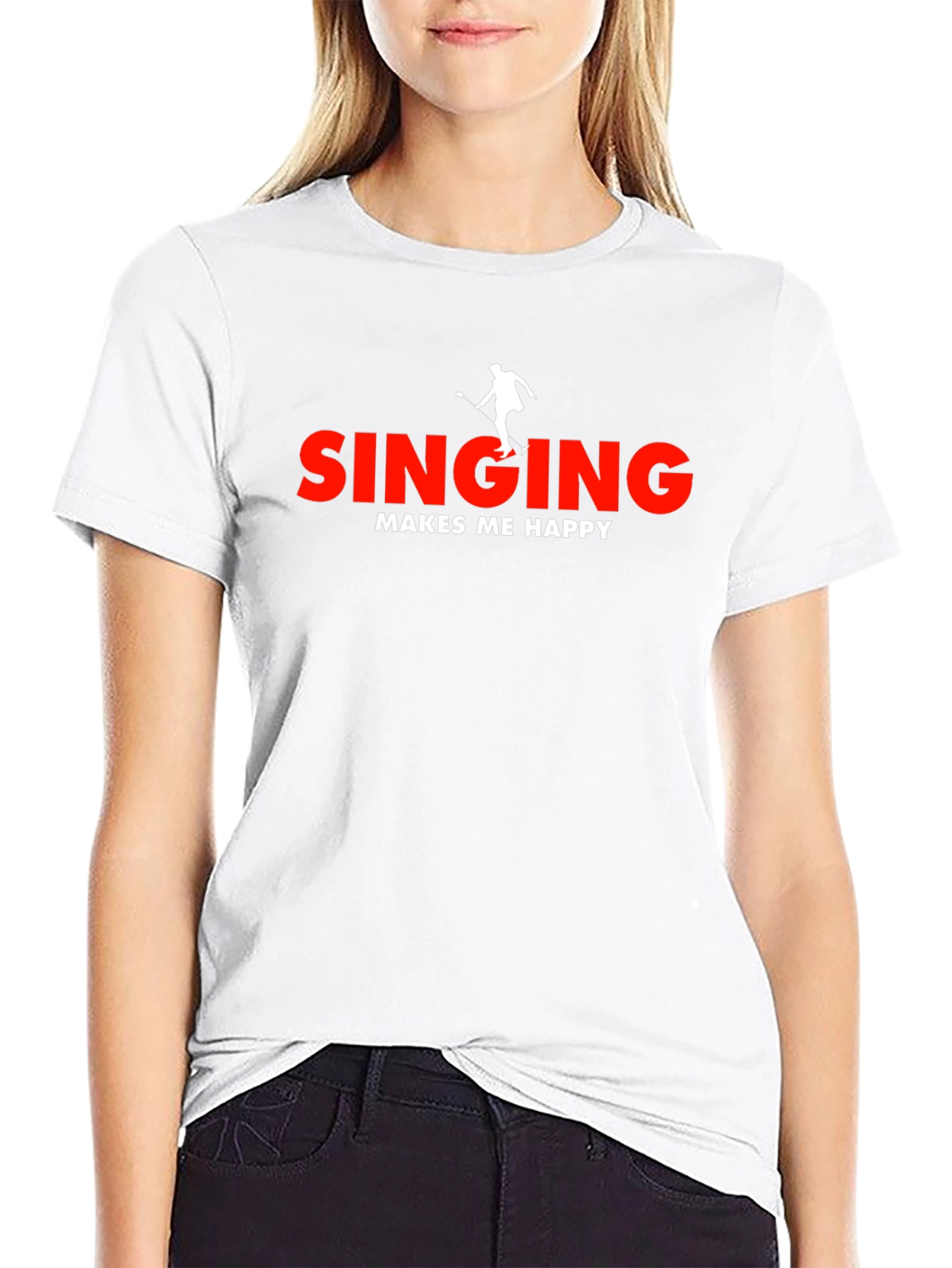 Singing Makes Me Happy Graphic Tee
