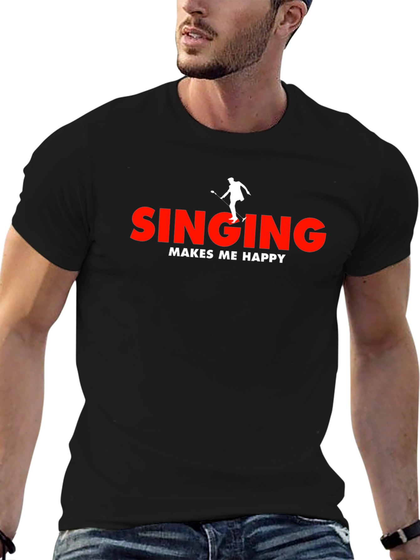 Singing Makes Me Happy Graphic Tee
