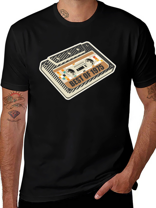 Best of 1975 Cassette Tape Graphic T-Shirt