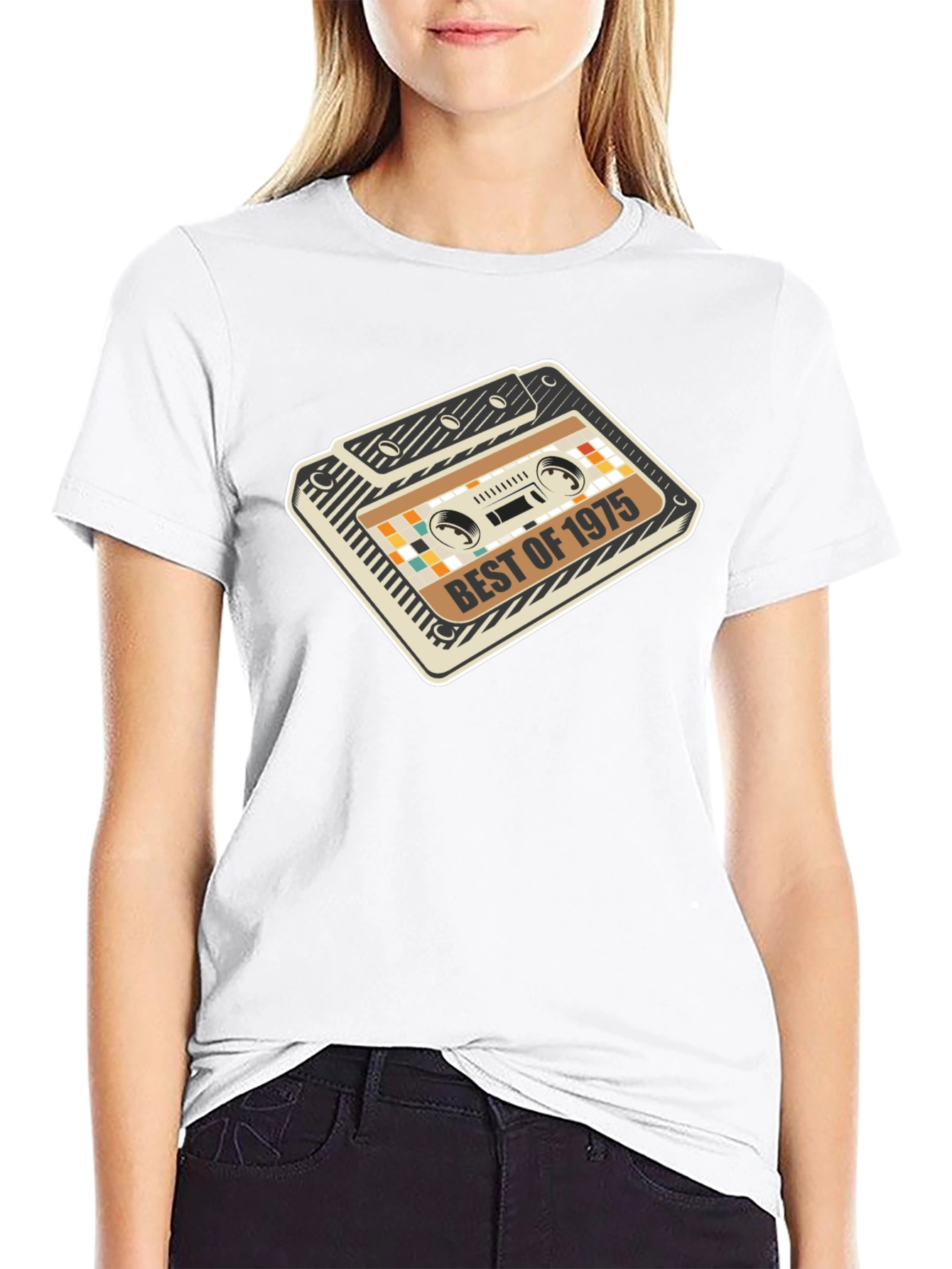 Best of 1975 Cassette Tape Graphic T-Shirt