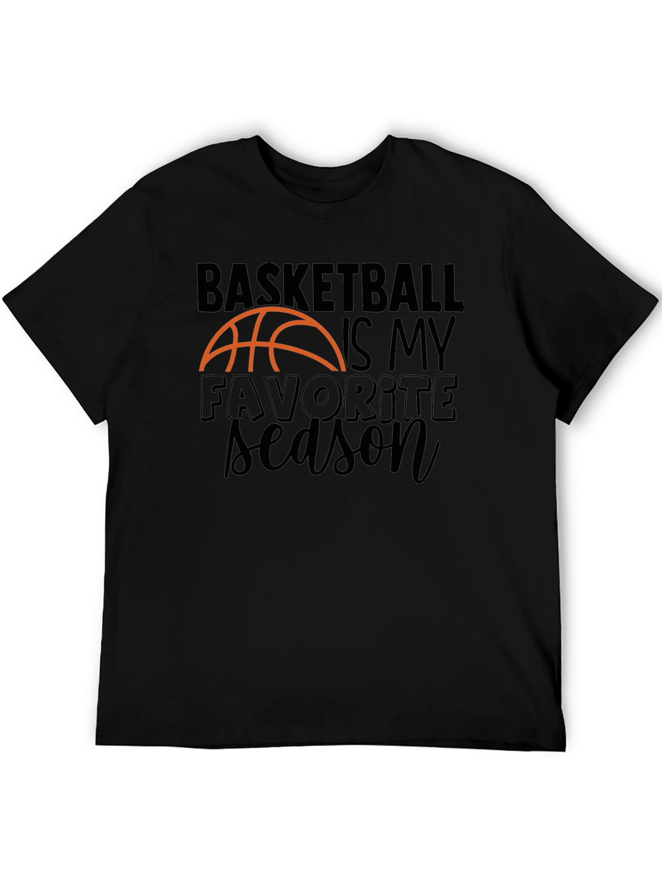 Basketball Season Graphic Tee - Sports Fan Apparel