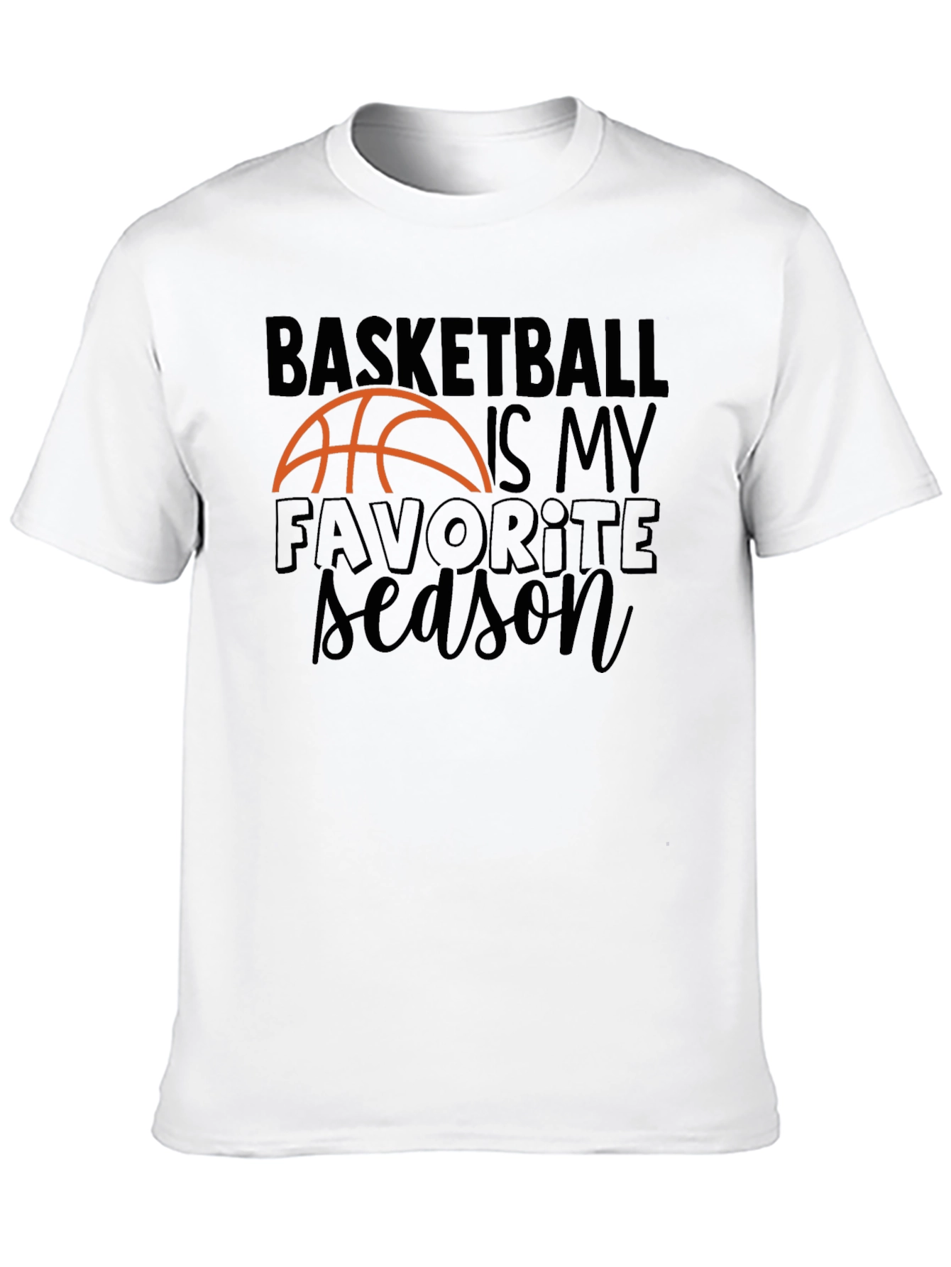 Basketball Season Graphic Tee - Sports Fan Apparel