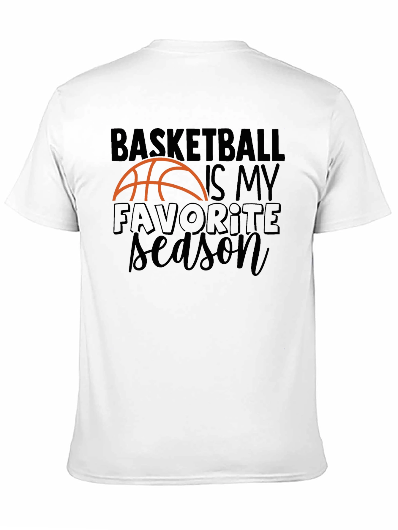 Basketball Season Graphic Tee - Sports Fan Apparel