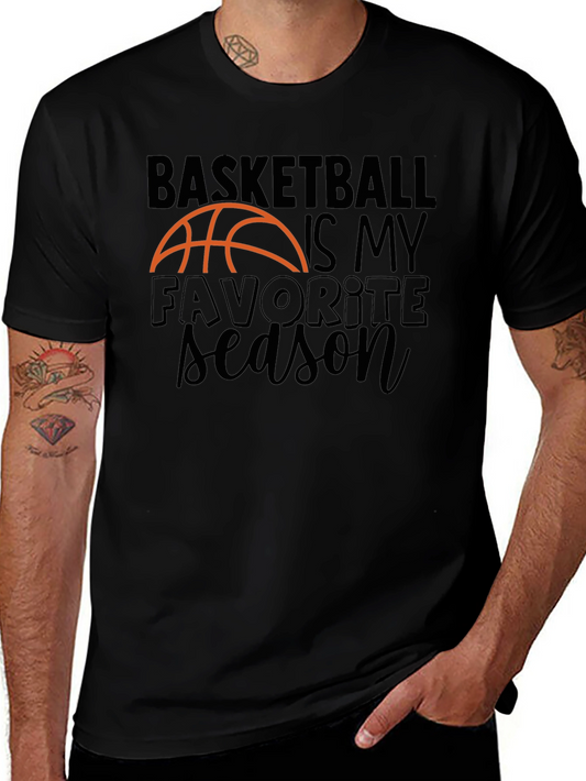 Basketball Season Graphic Tee - Sports Fan Apparel