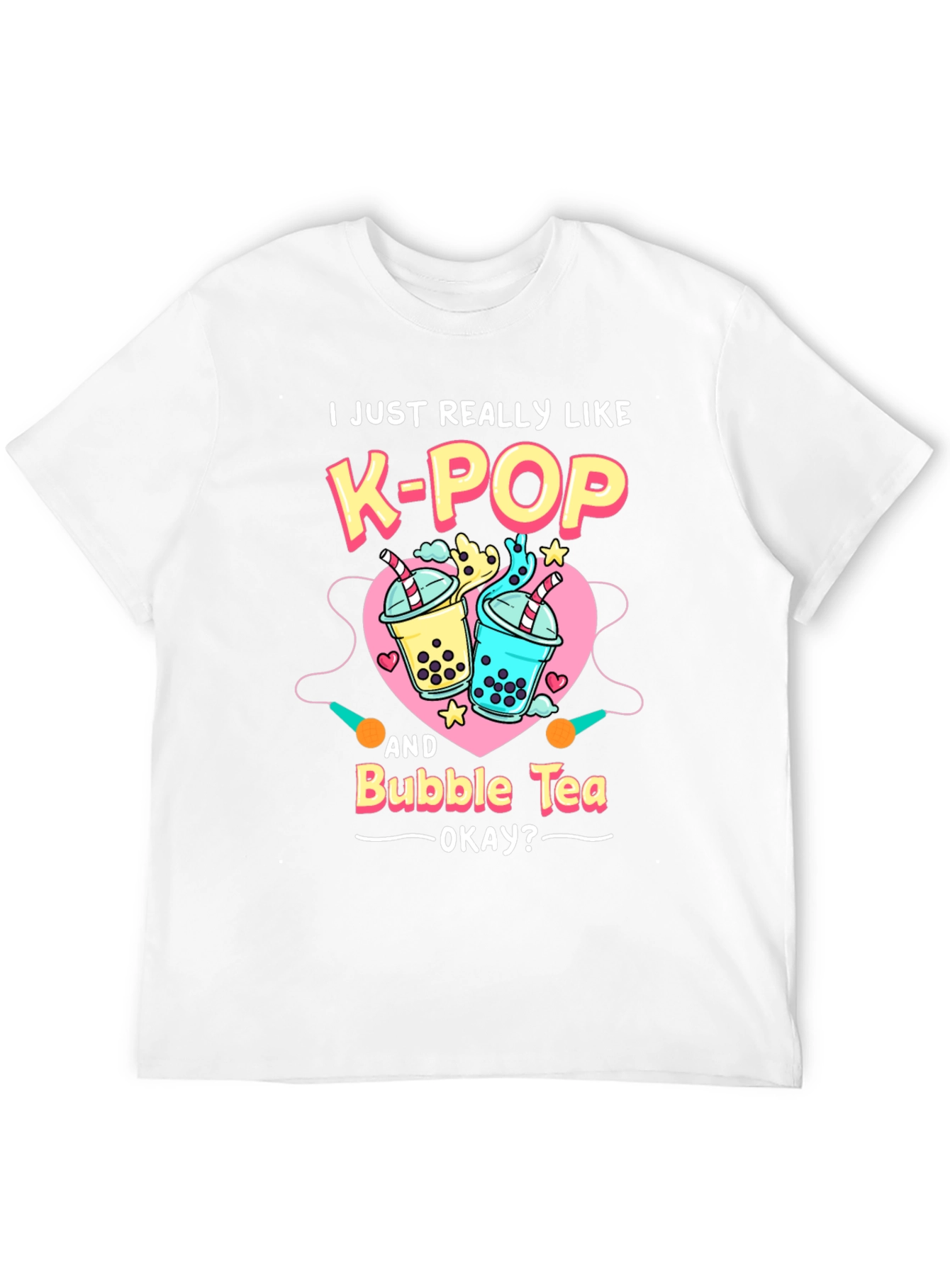K-Pop & Bubble Tea Graphic Tee
