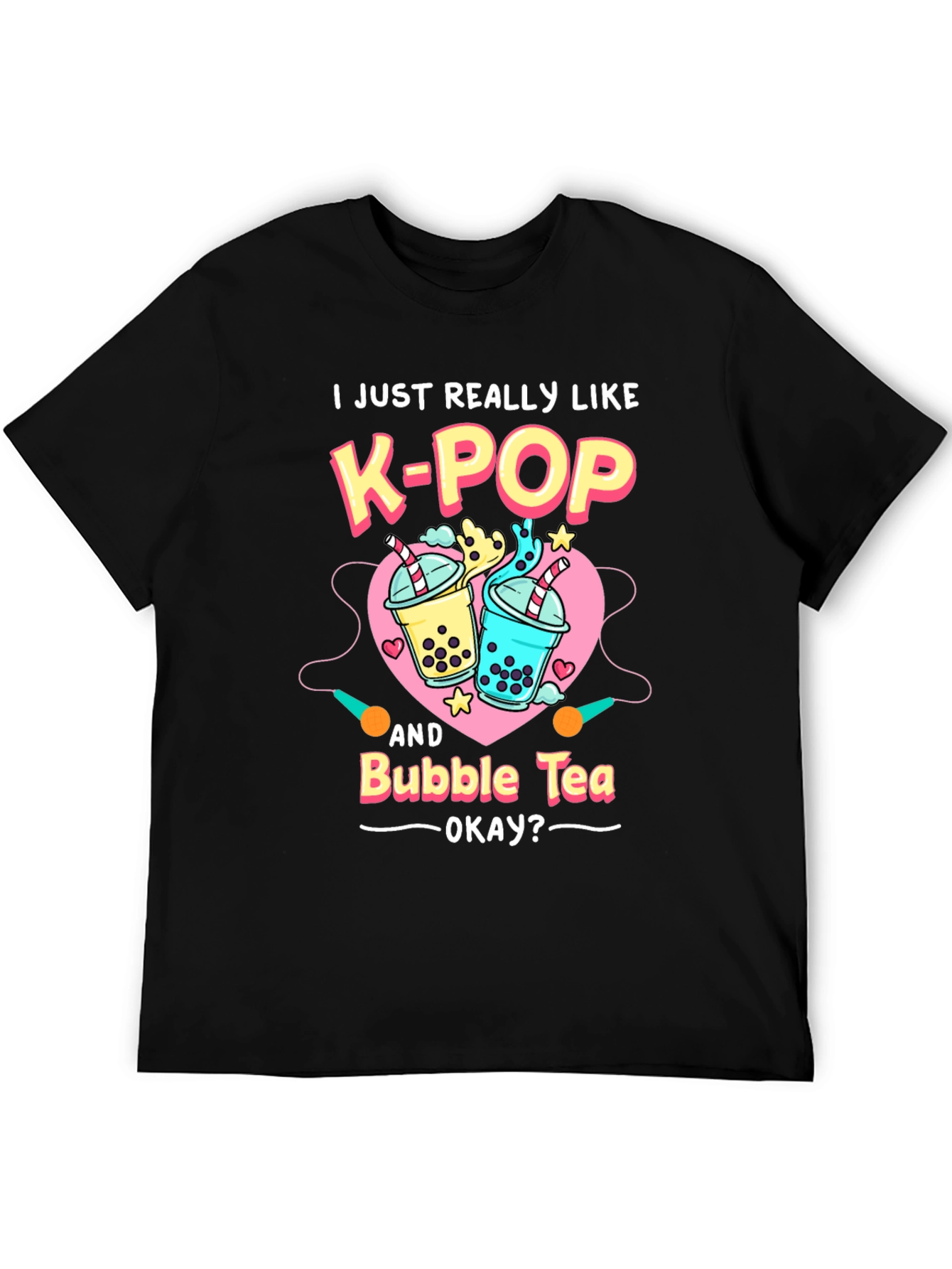 K-Pop & Bubble Tea Graphic Tee