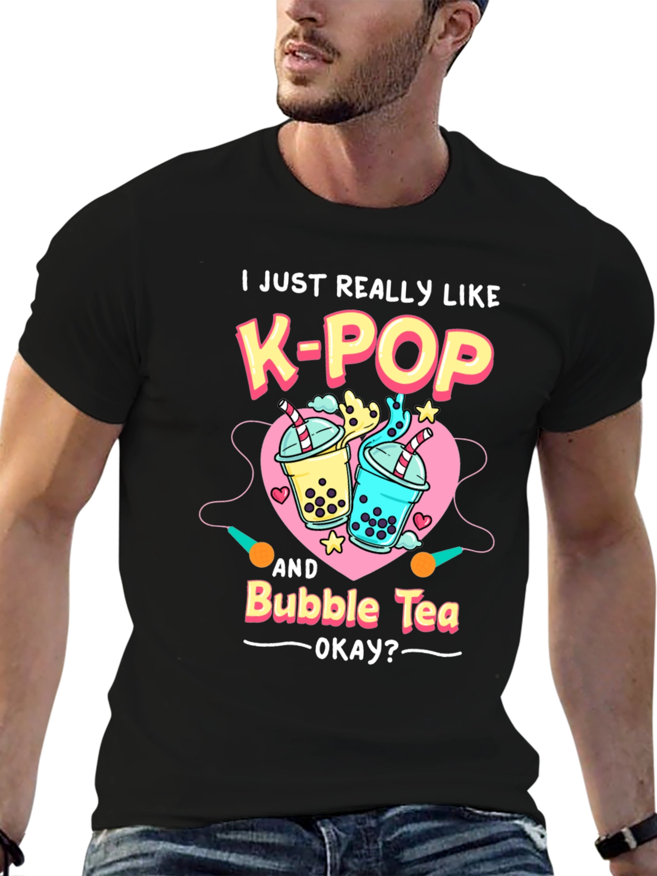 K-Pop & Bubble Tea Graphic Tee