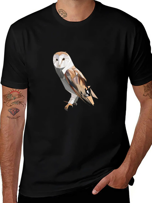 Polygon Owl For Owl Lovers Unisex Casual T-Shirt – Clean Design For Daily Comfort
