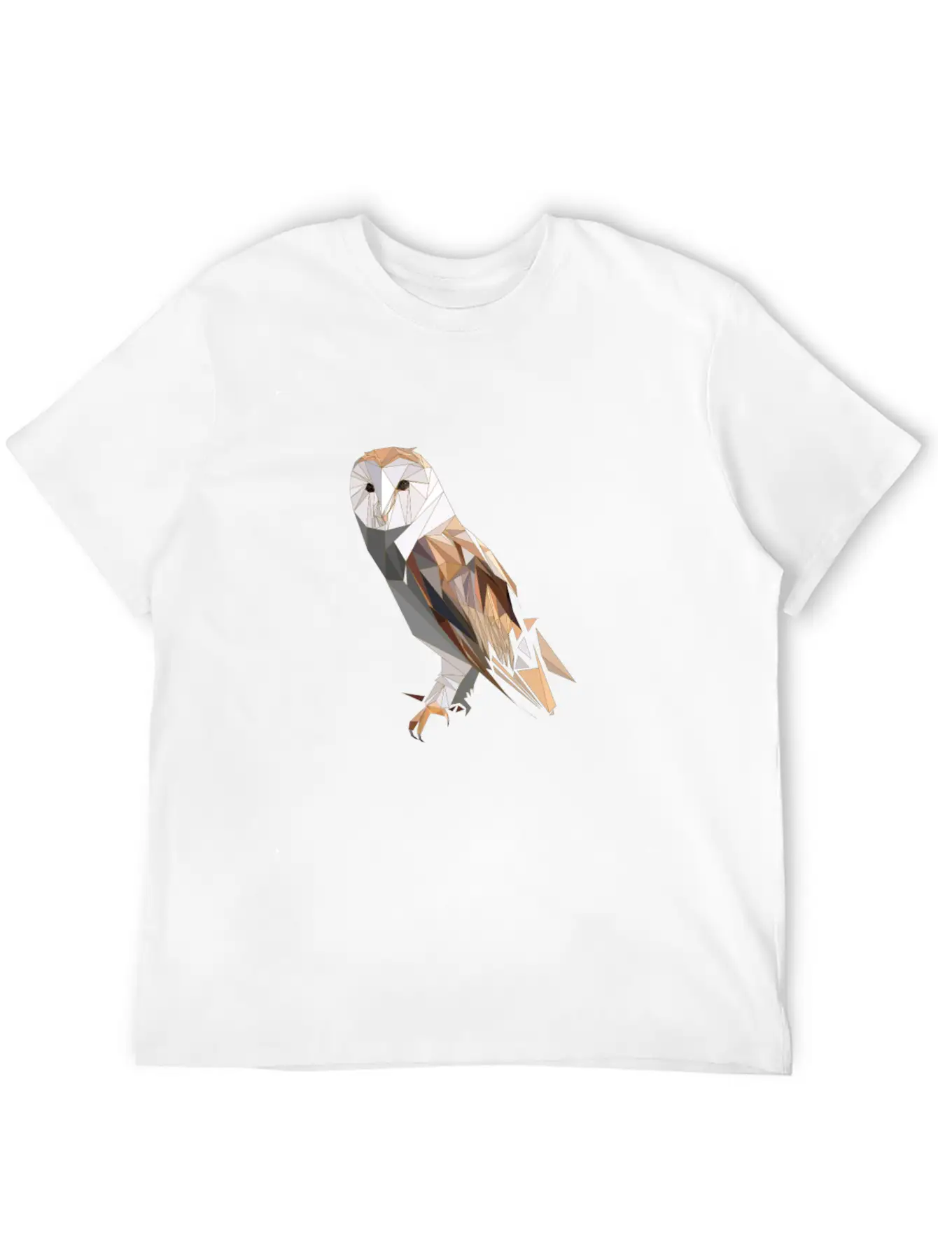 Polygon Owl For Owl Lovers Unisex Casual T-Shirt – Clean Design For Daily Comfort