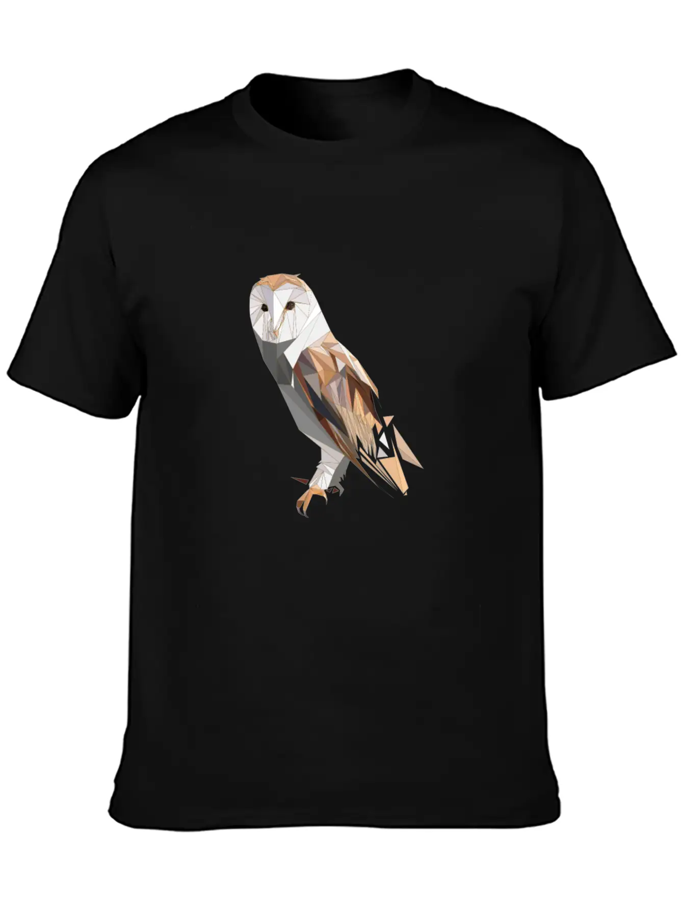 Polygon Owl For Owl Lovers Unisex Casual T-Shirt – Clean Design For Daily Comfort