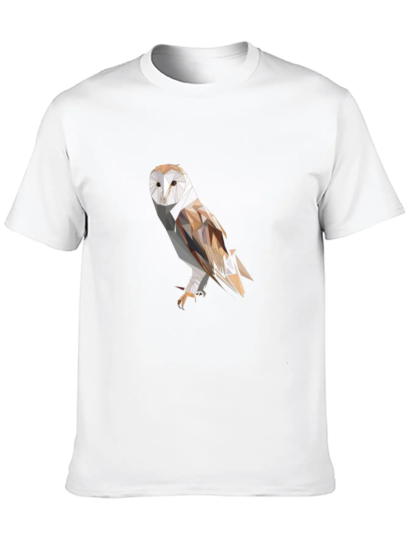 Polygon Owl For Owl Lovers Unisex Casual T-Shirt – Clean Design For Daily Comfort