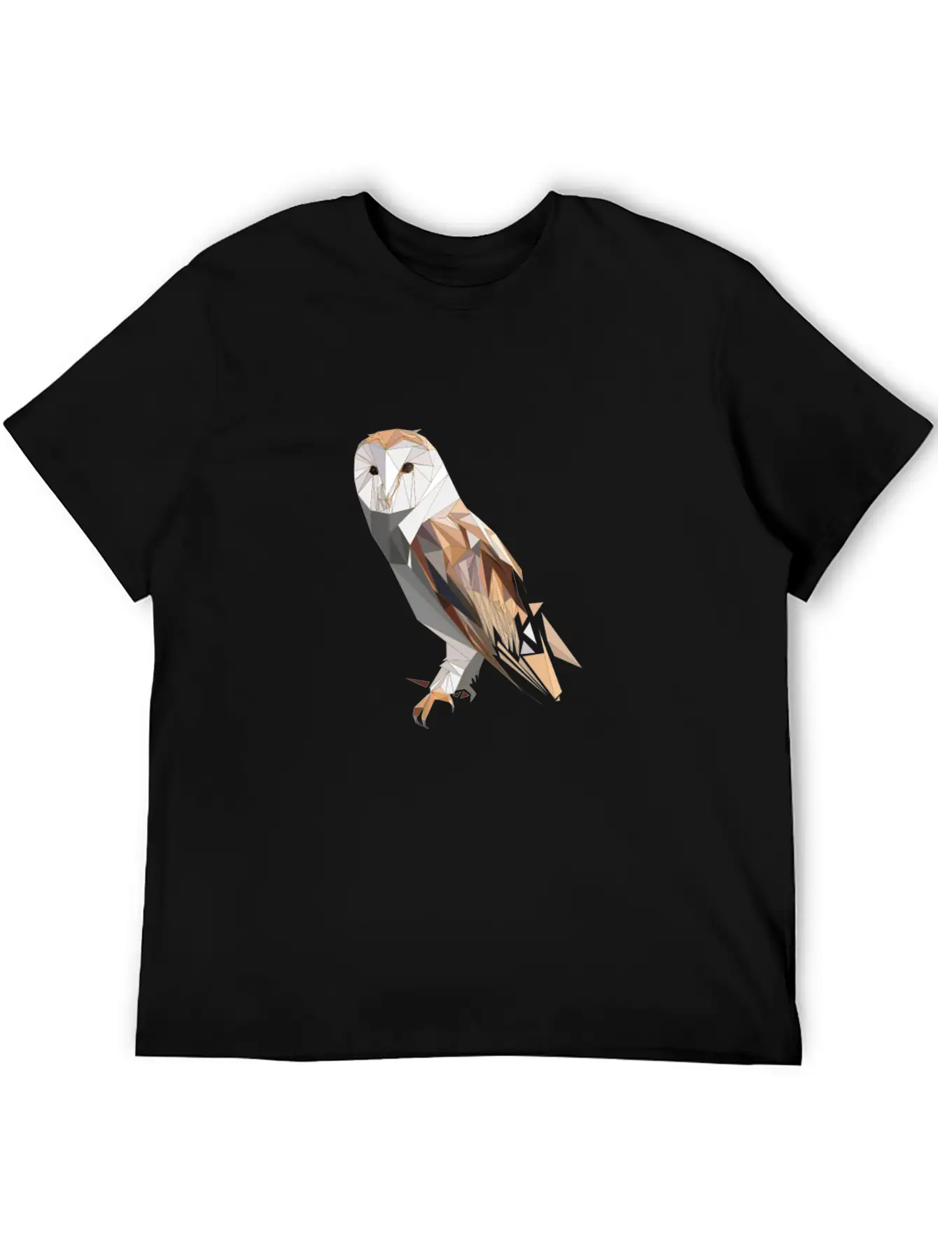 Polygon Owl For Owl Lovers Unisex Casual T-Shirt – Clean Design For Daily Comfort