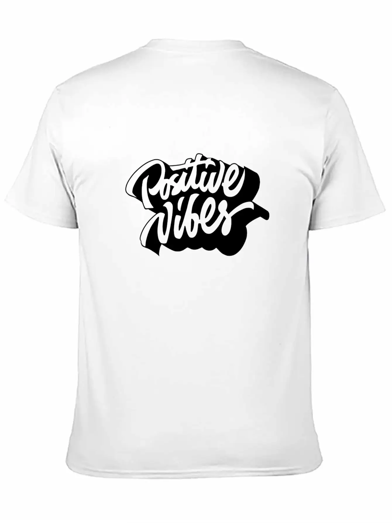 Positive Vibes Unisex Casual T-Shirt – Clean Design For Daily Comfort