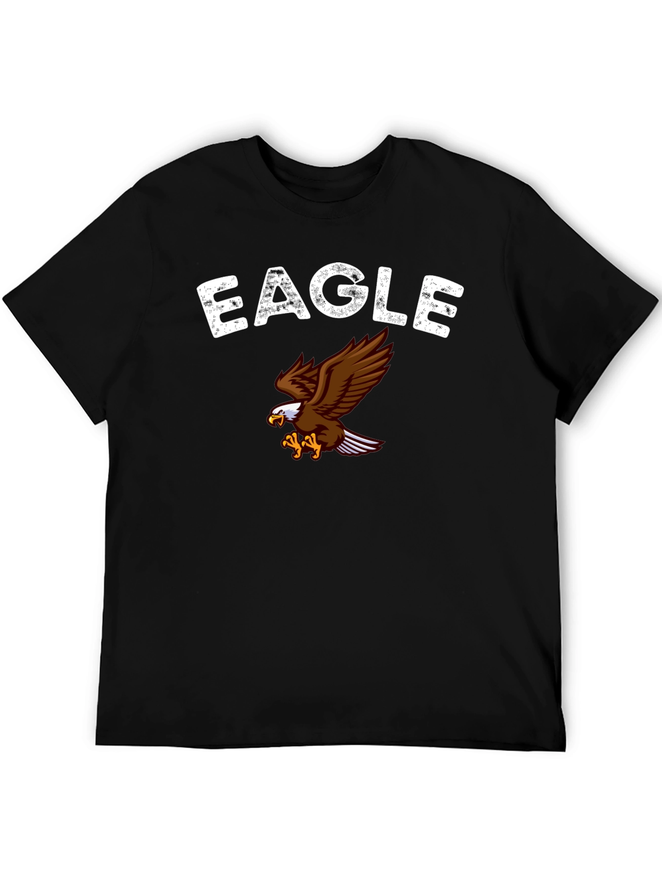 Black Eagle Graphic Print T-Shirt