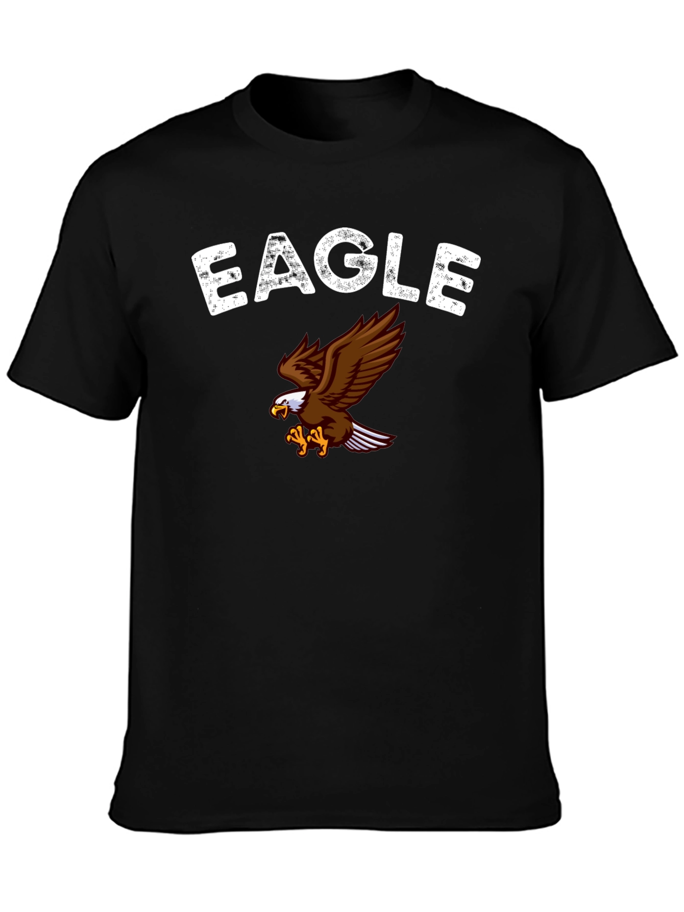 Black Eagle Graphic Print T-Shirt