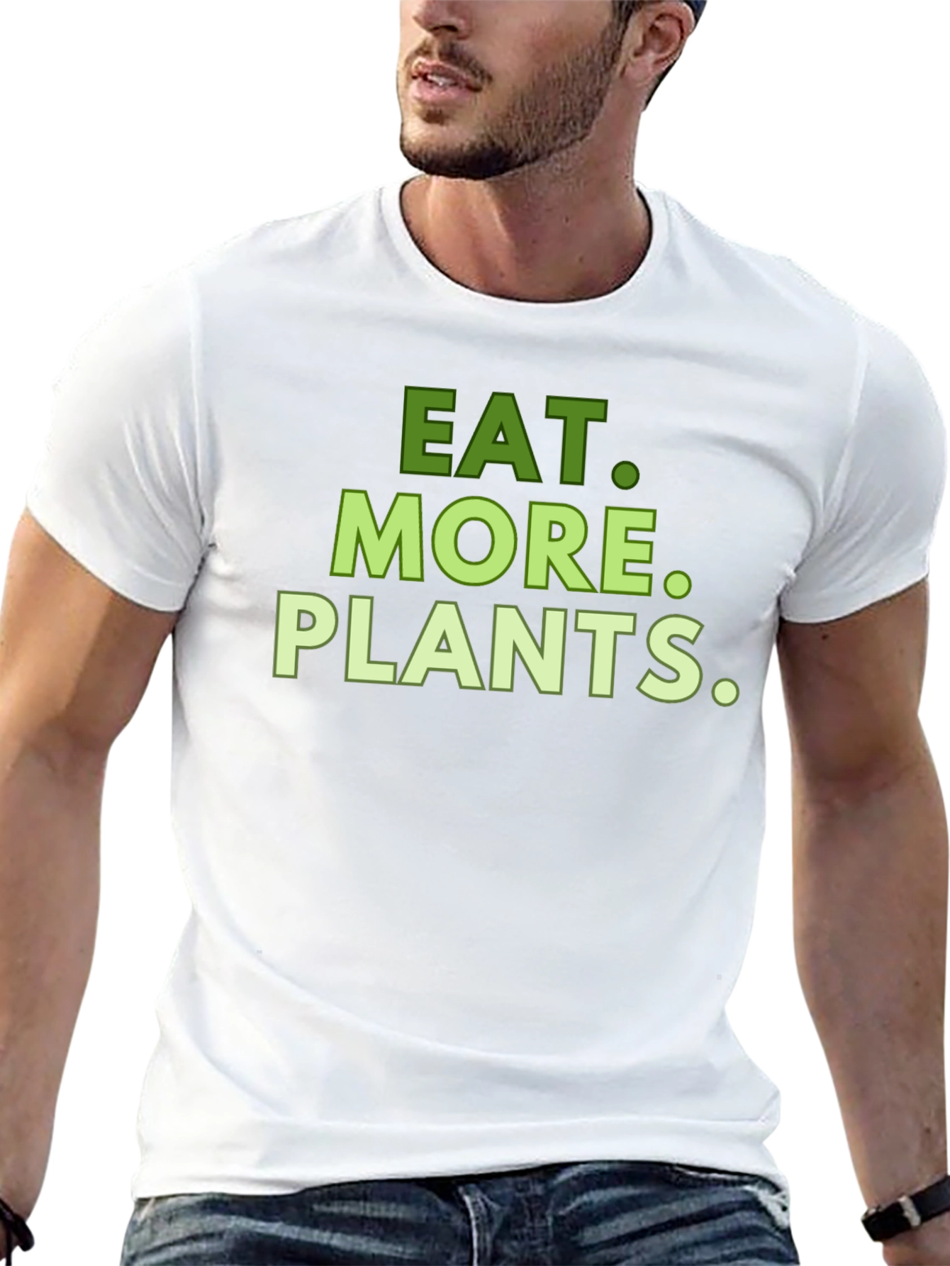 Eat More Plants Graphic Tee - Vegan T-Shirt
