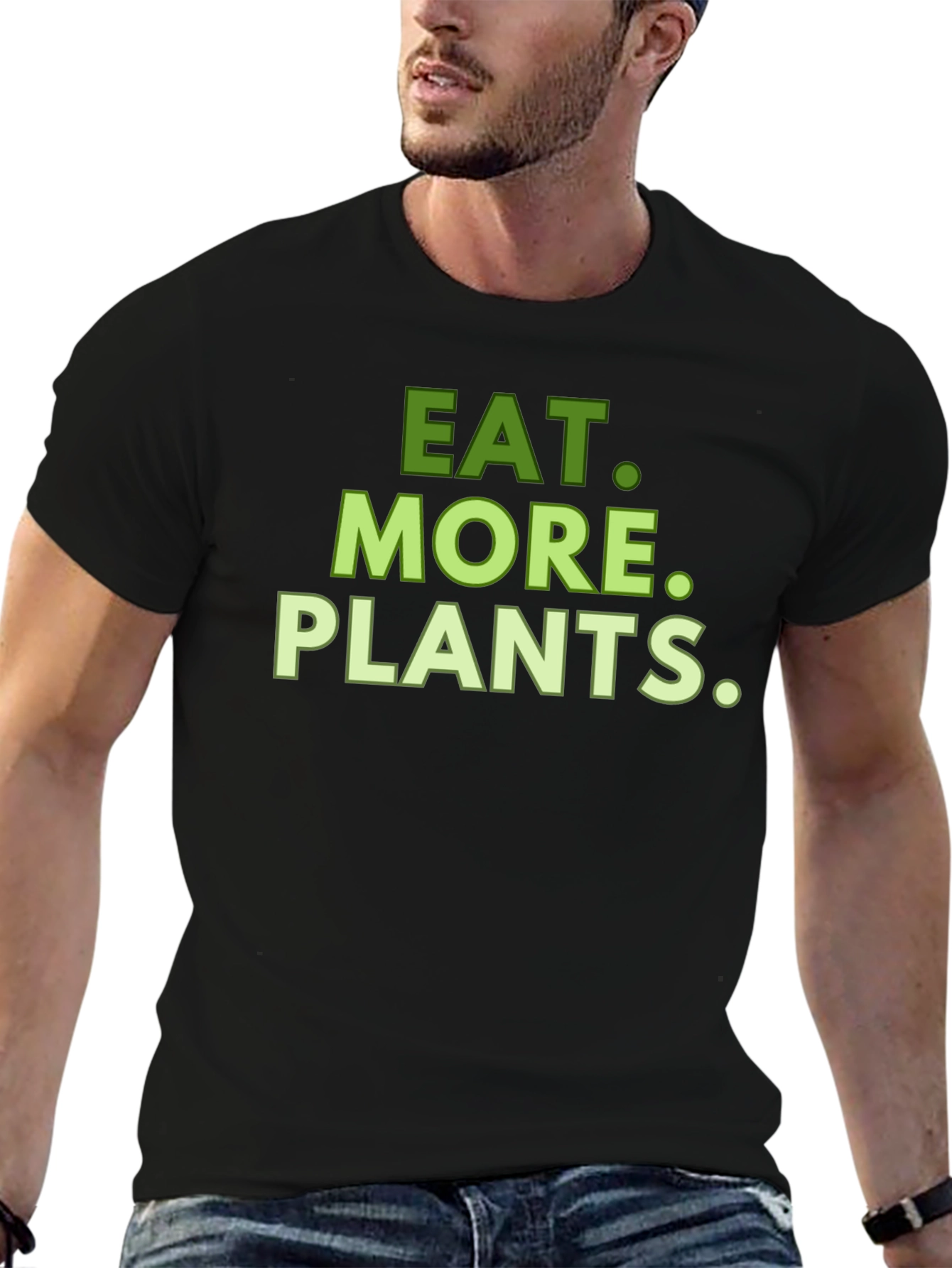Eat More Plants Graphic Tee - Vegan T-Shirt