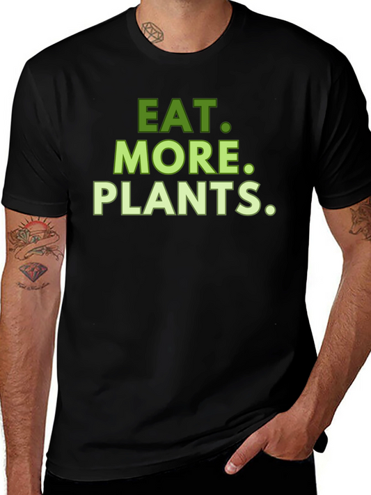 Eat More Plants Graphic Tee - Vegan T-Shirt