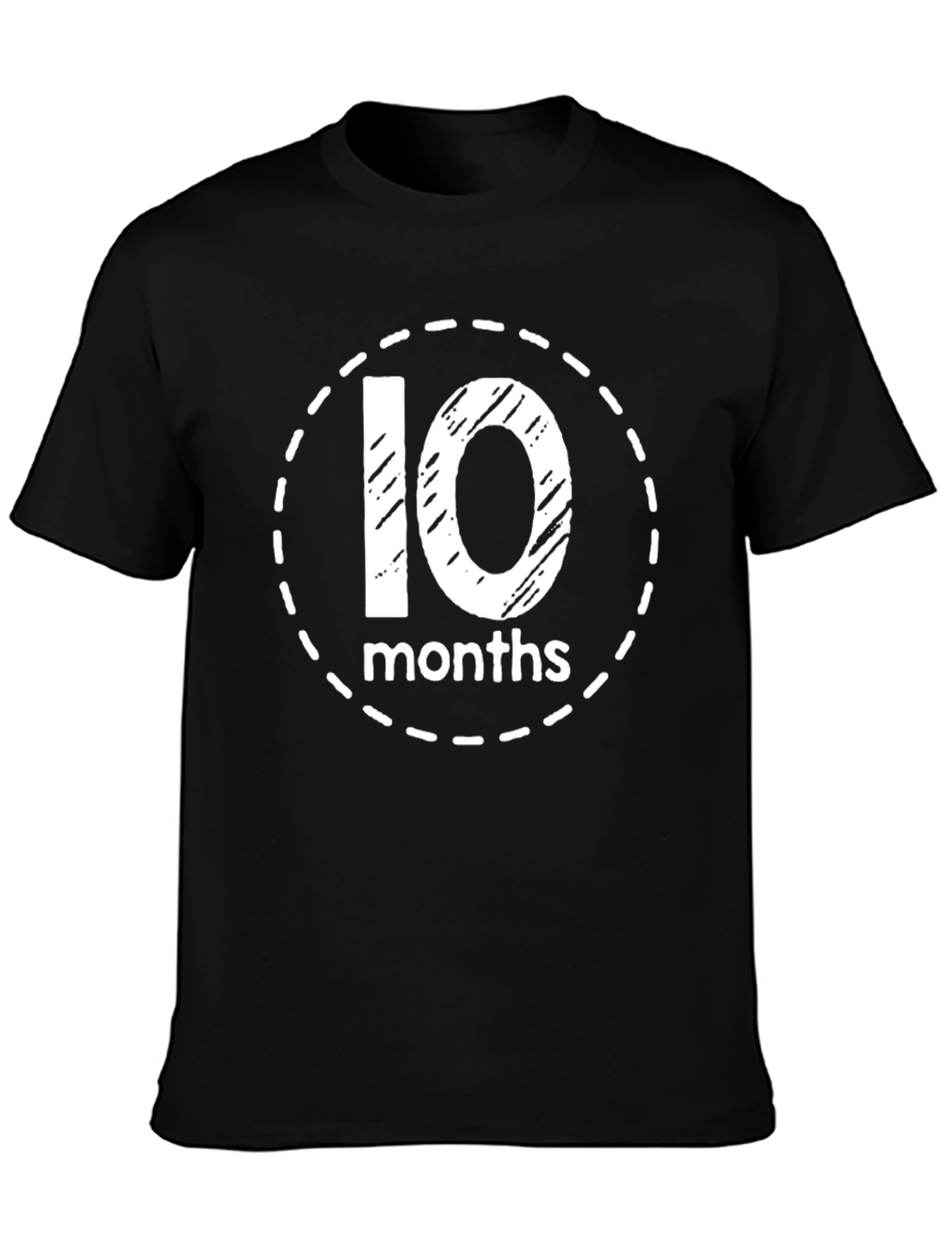 Baby Milestone T-Shirt - 10 Months Design