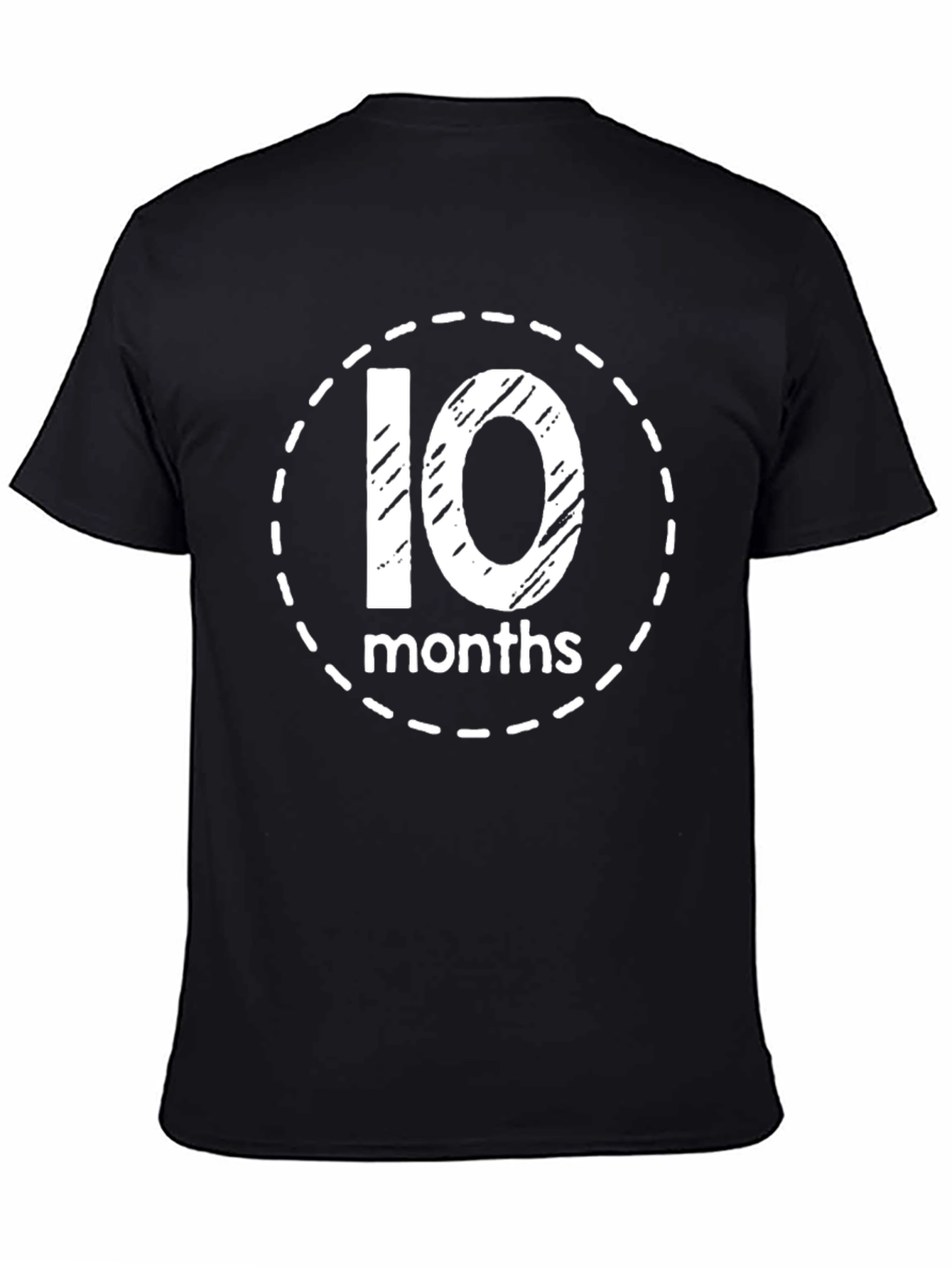 Baby Milestone T-Shirt - 10 Months Design