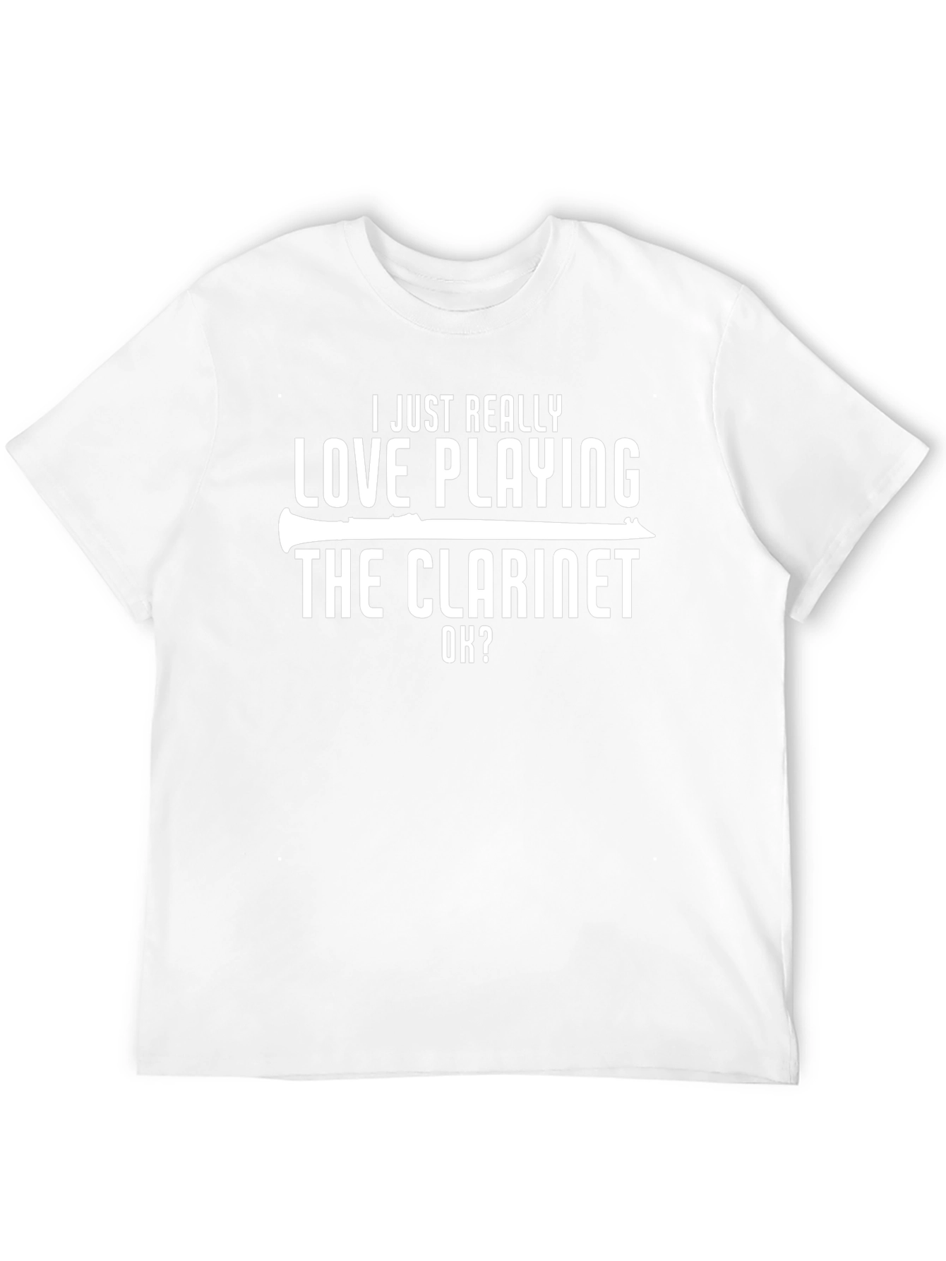 I Love Playing The Clarinet Black T-Shirt