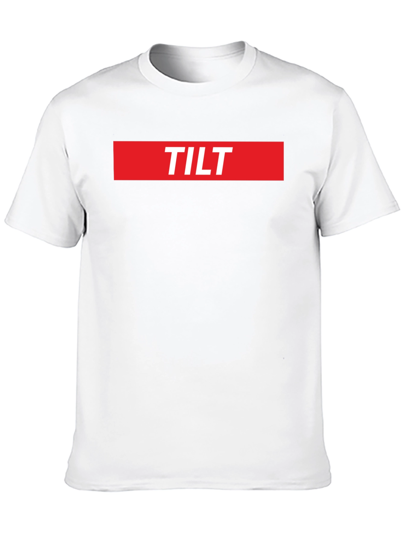 TILT Graphic T-Shirt - Bold Red & Black Design