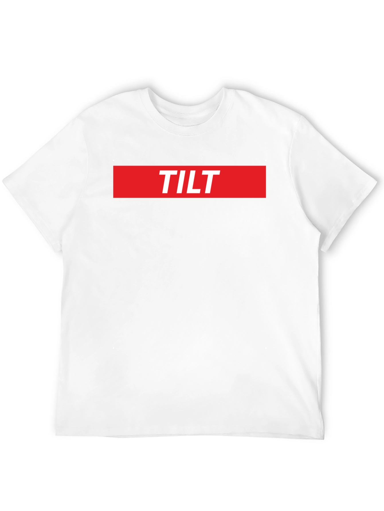TILT Graphic T-Shirt - Bold Red & Black Design