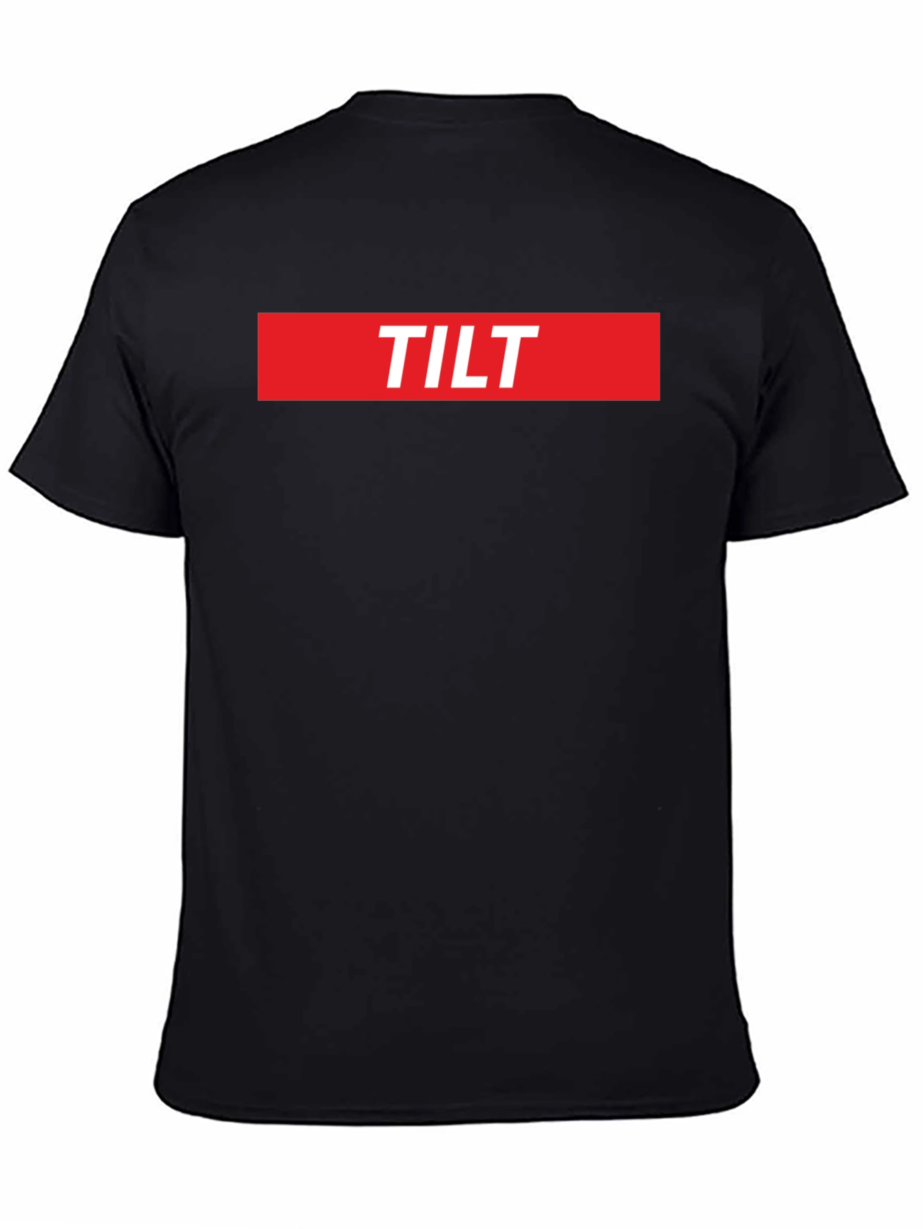 TILT Graphic T-Shirt - Bold Red & Black Design