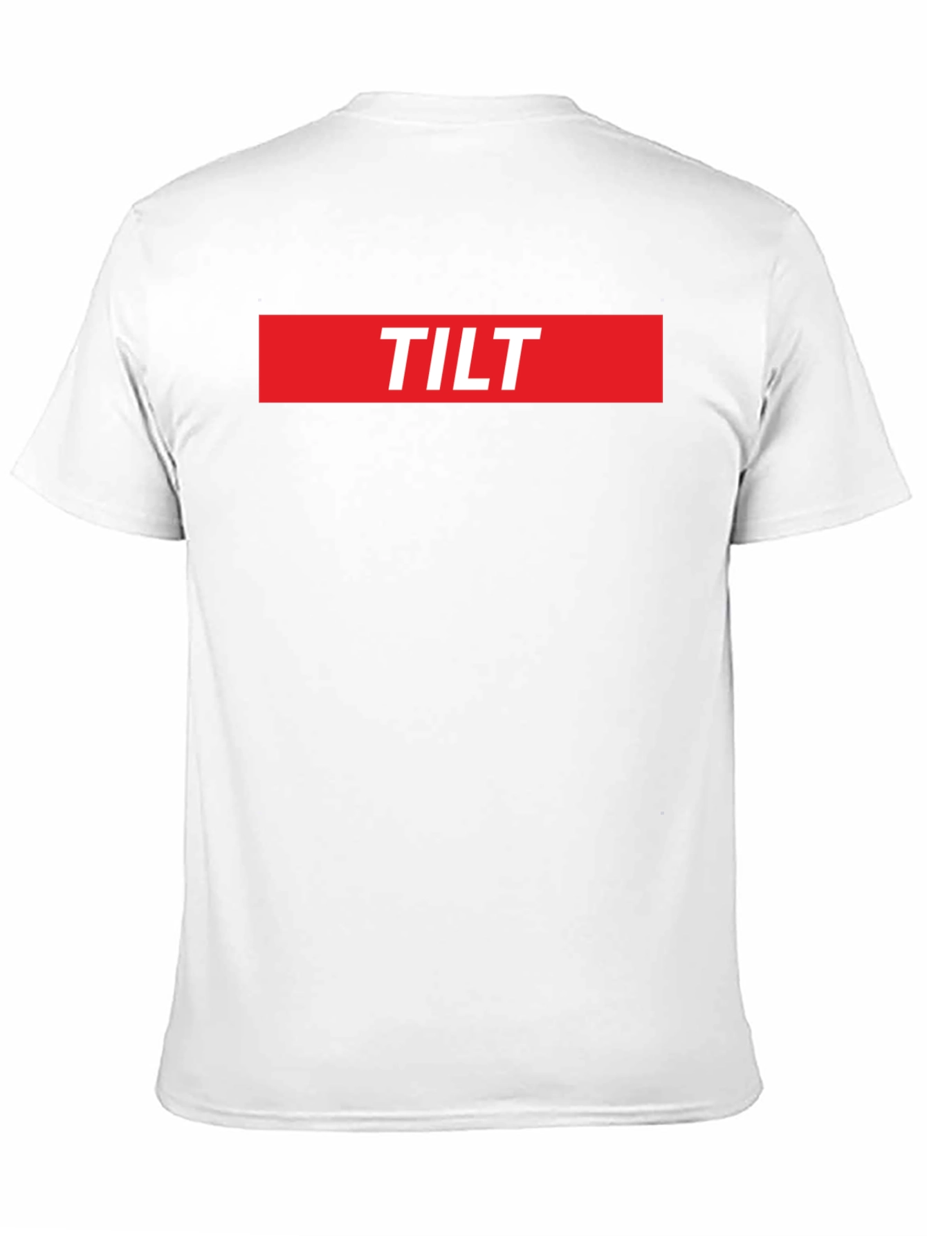 TILT Graphic T-Shirt - Bold Red & Black Design