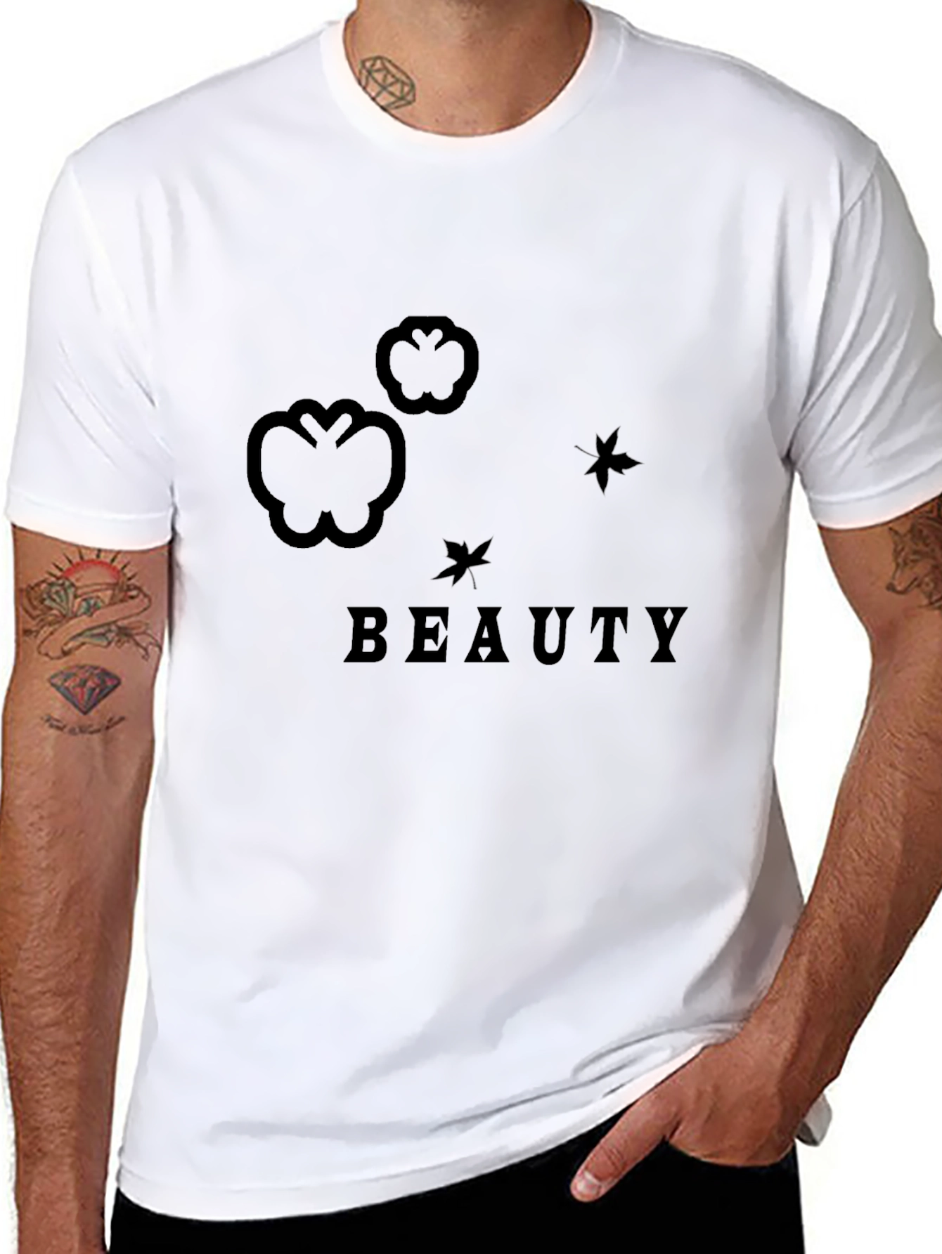 Beauty Graphic Black T-Shirt