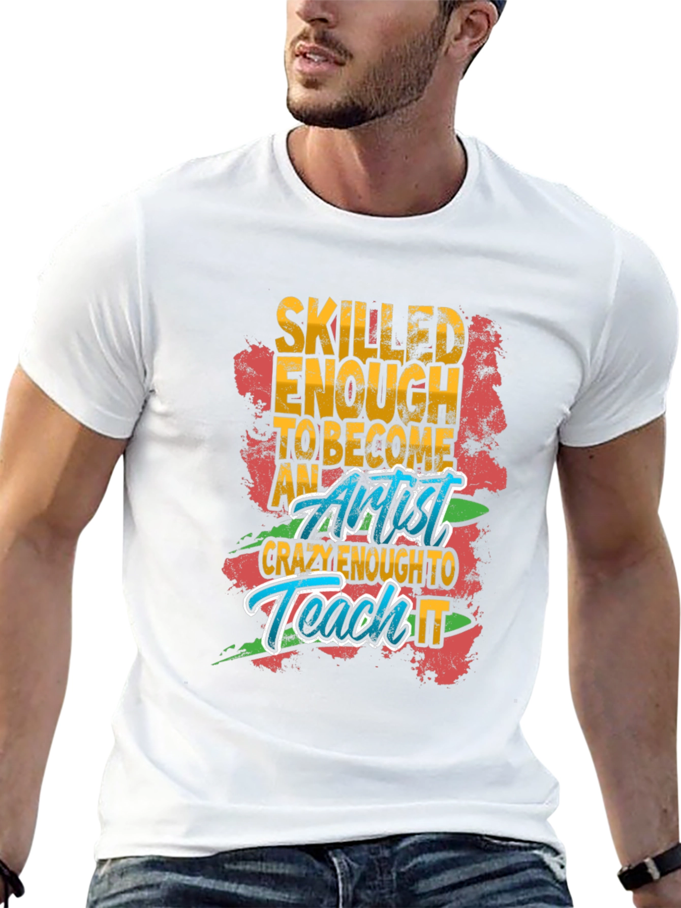 Skilled Artist Graphic Tee - Funny Art Teacher Shirt