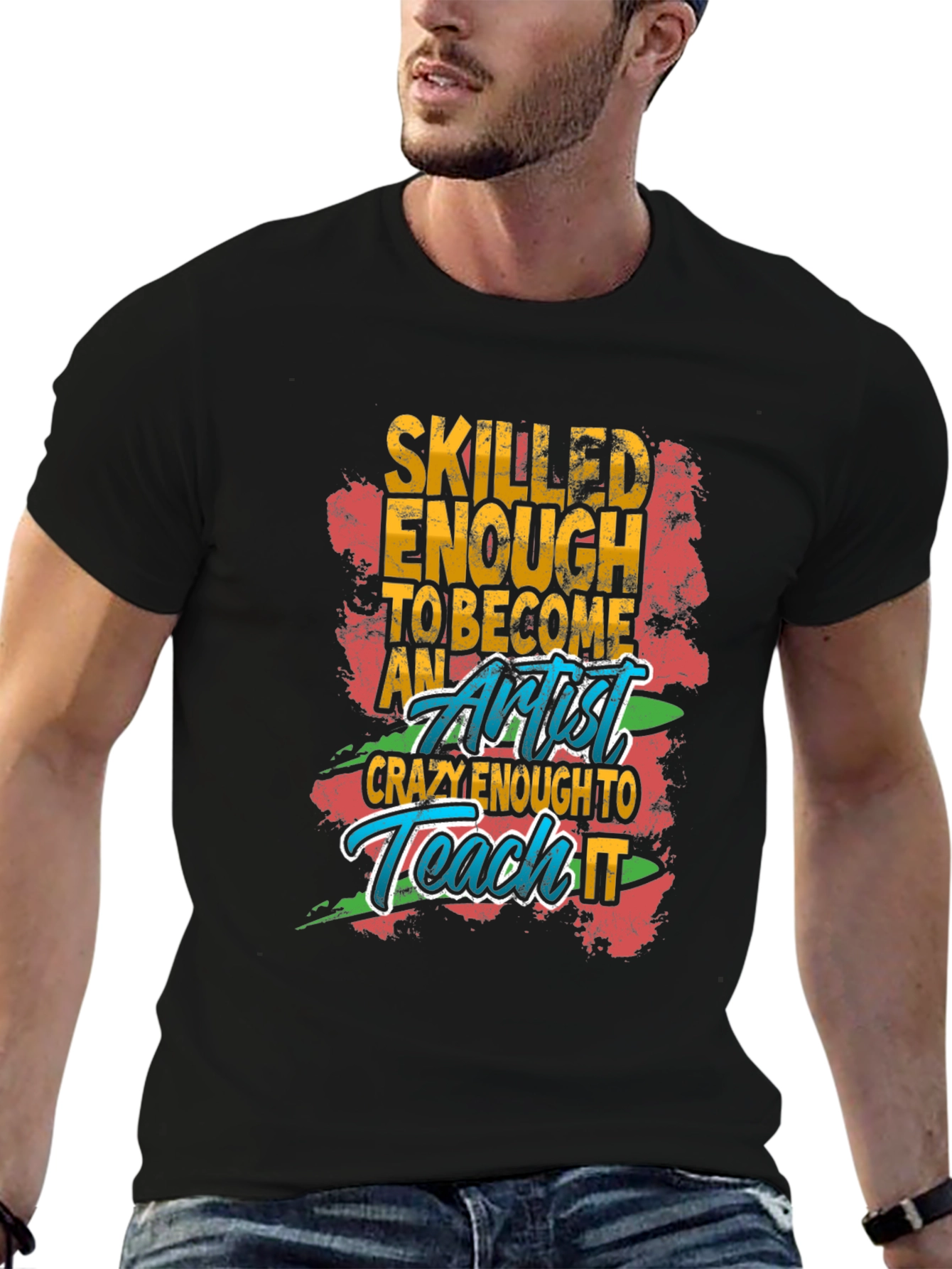 Skilled Artist Graphic Tee - Funny Art Teacher Shirt