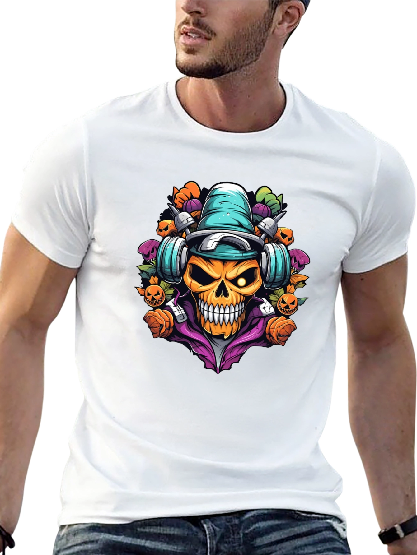 Skull Halloween T-Shirt
